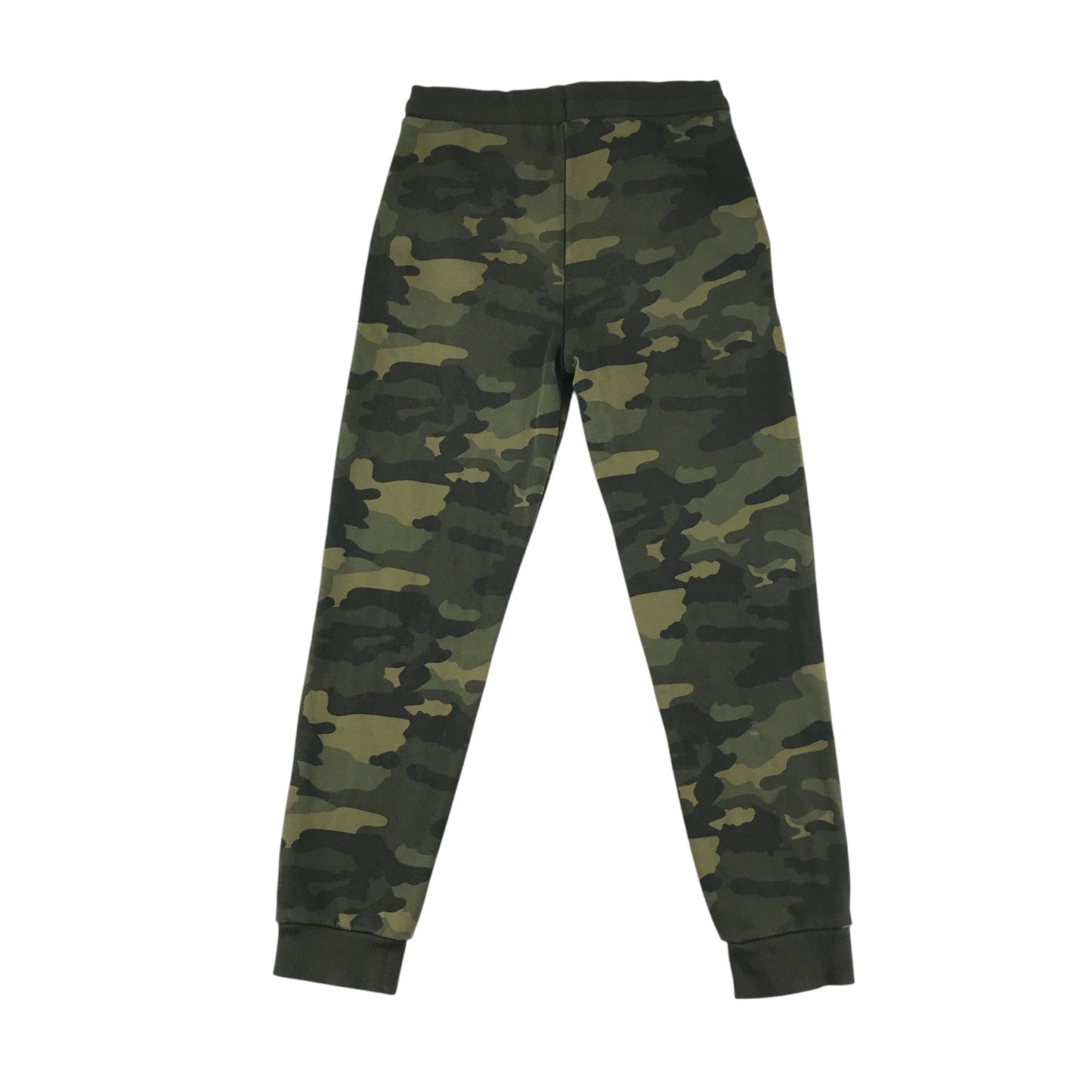 M&S joggers 10-11 years khaki green camo print cuffed legs
