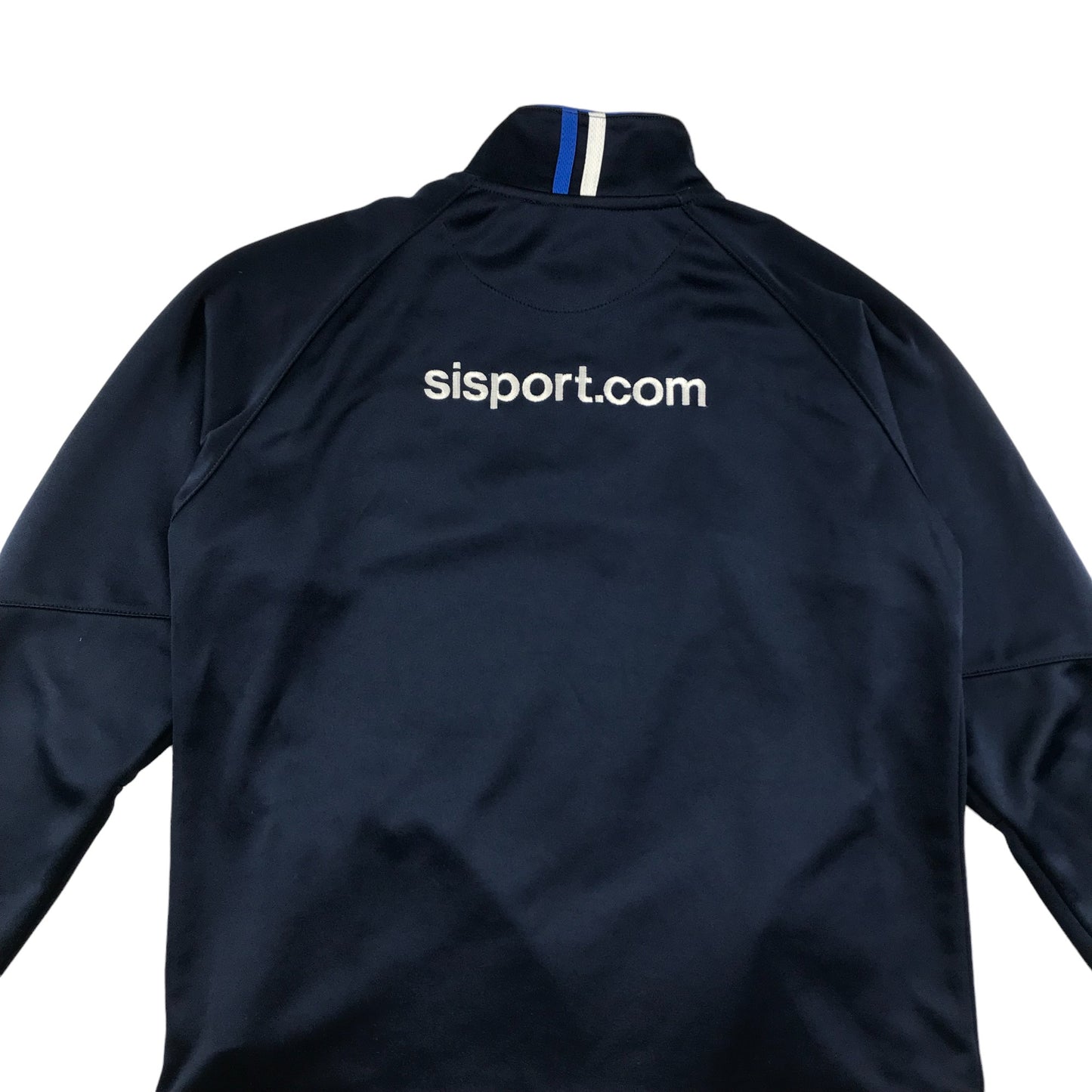 Sport Scotland Sweater Age 11-13 Navy and Blue Half Zipper Top