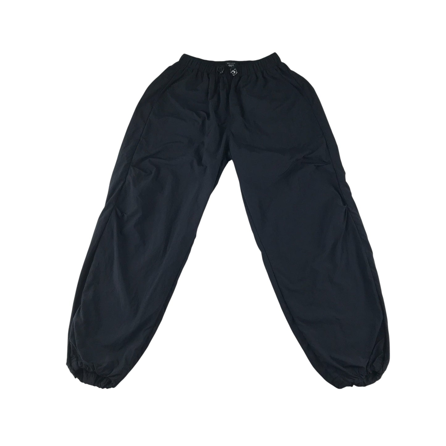 New Look trouser 8-9 year black plain baggy fit cuffed leg