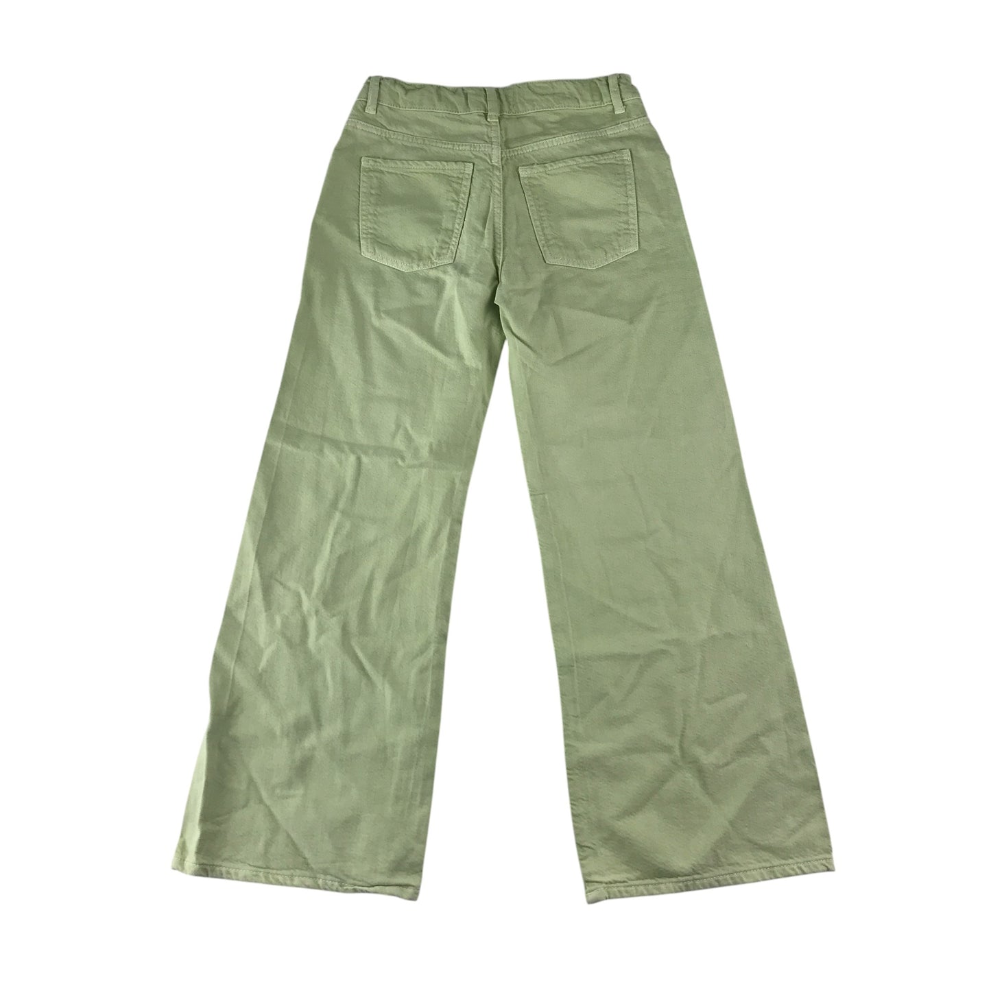 Zara jean 11-12 year pale lime adjustable waist straight leg