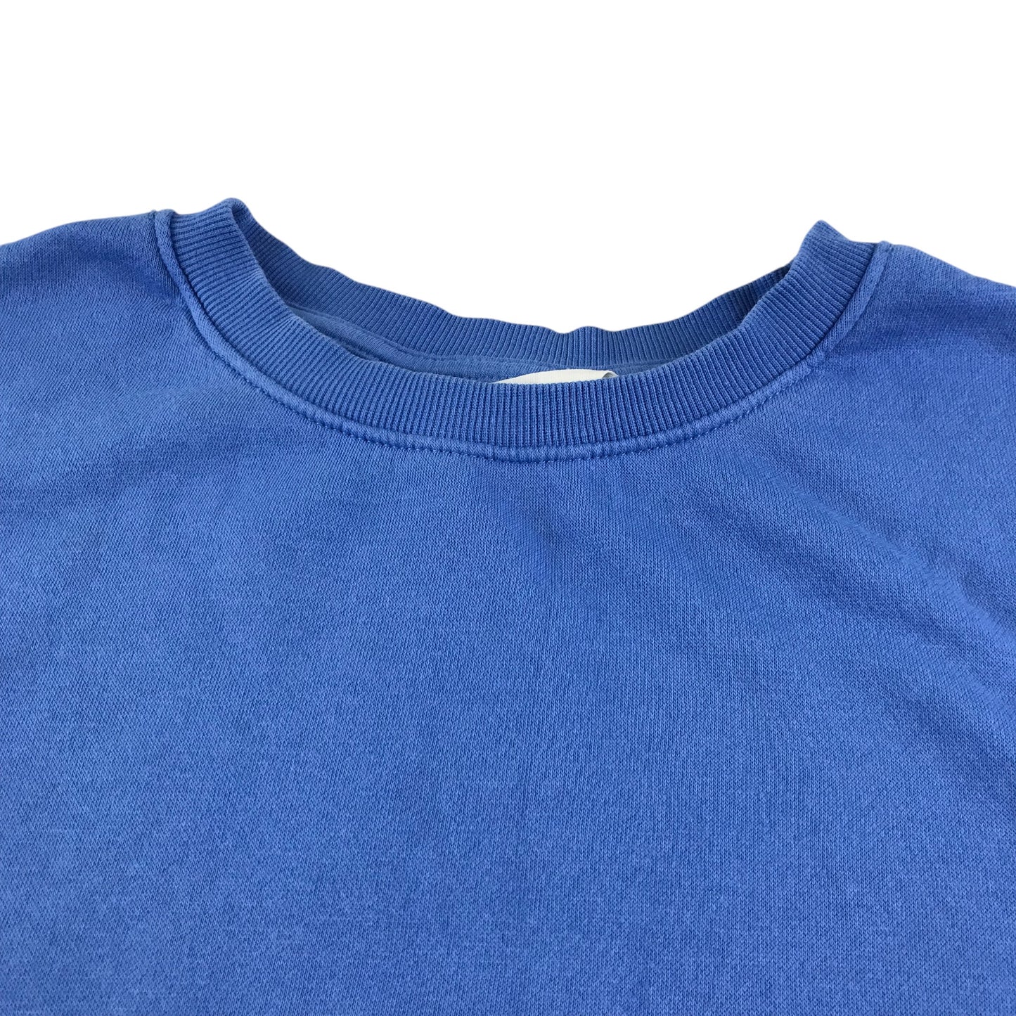 H&M sweater 9-10 years blue plain crewneck jersey
