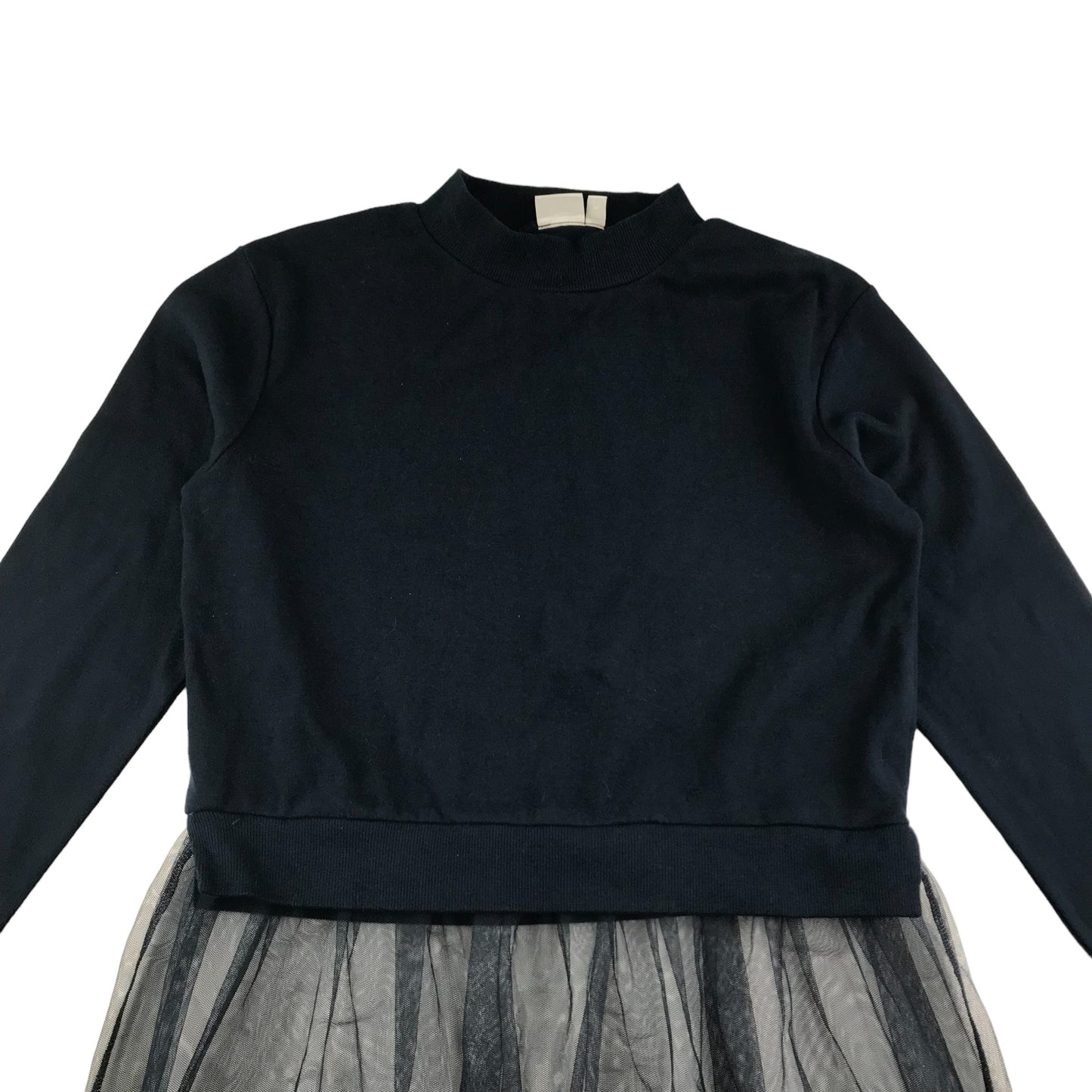 Name It Dress Age 12 Navy Long Sleeve Sweatshirt Dress