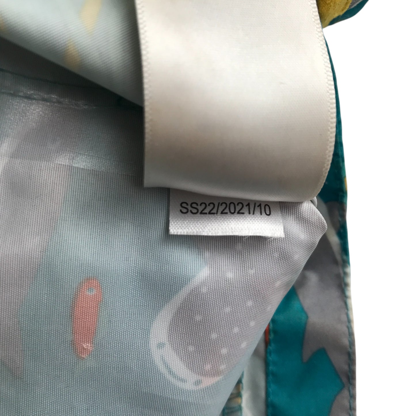 Frugi light jacket 5-6 years blue octopus ocean print
