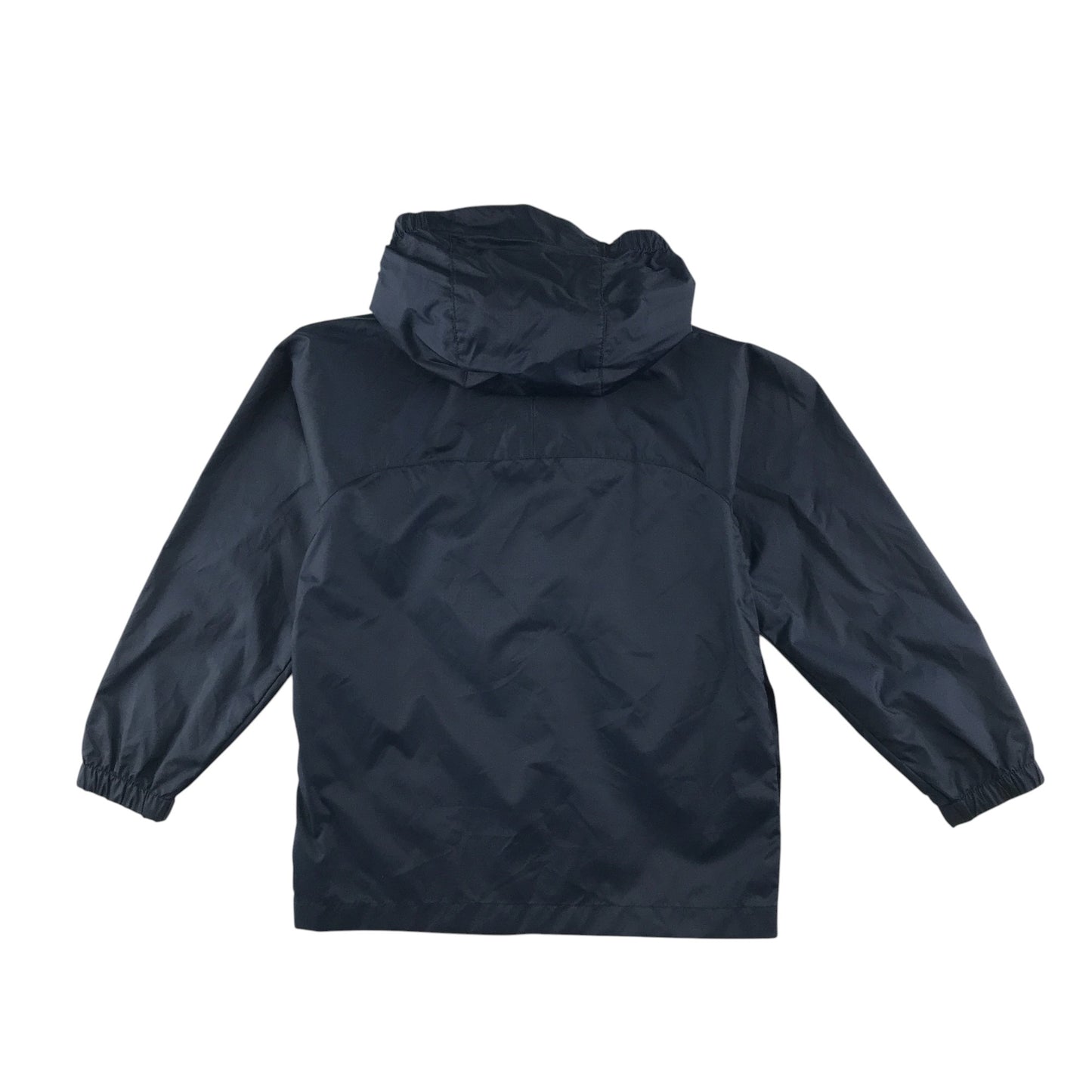 Lands End light jacket 5-6 years navy plain full zipper