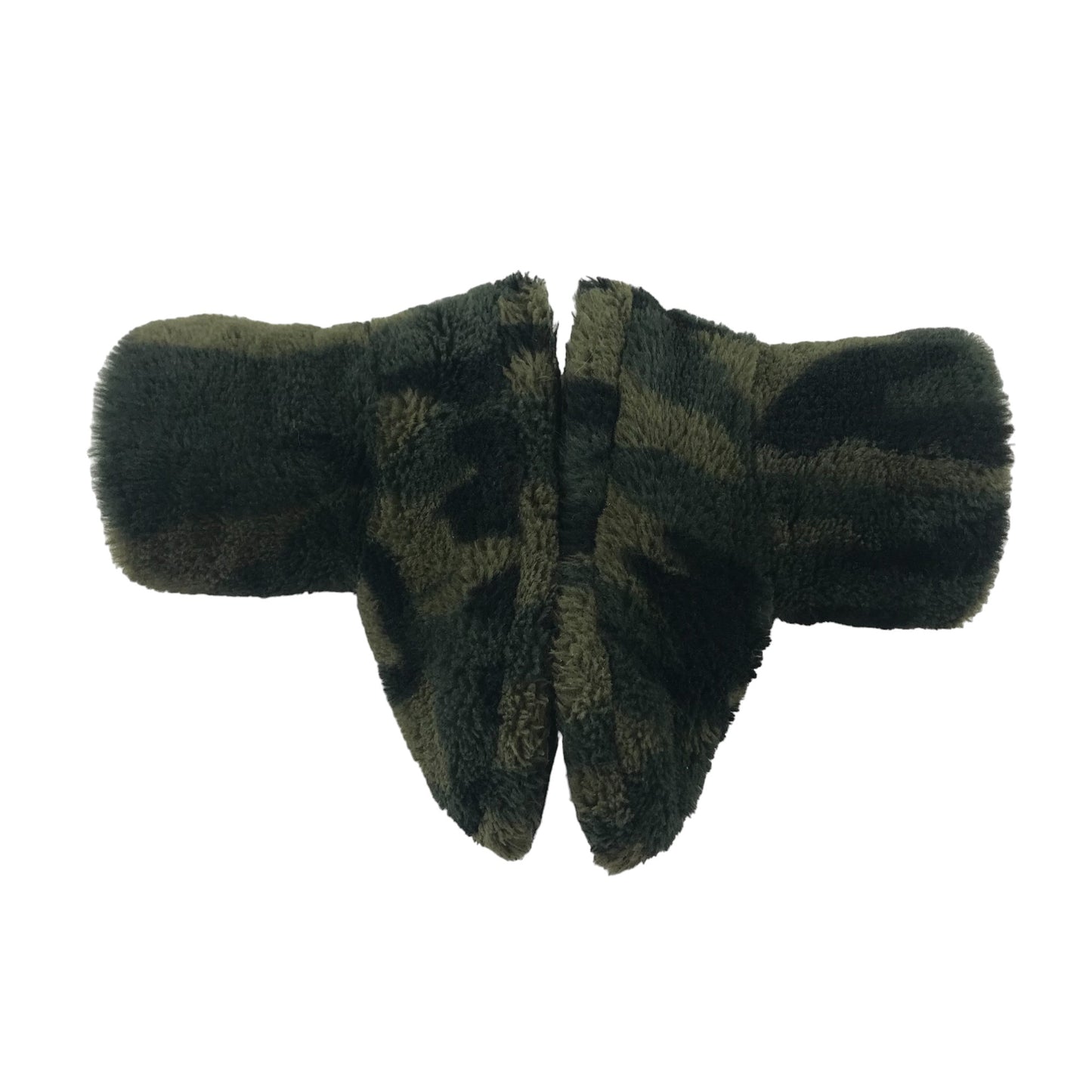 Chatterbox Slippers Shoe Size 1 Green Camo Ankle High
