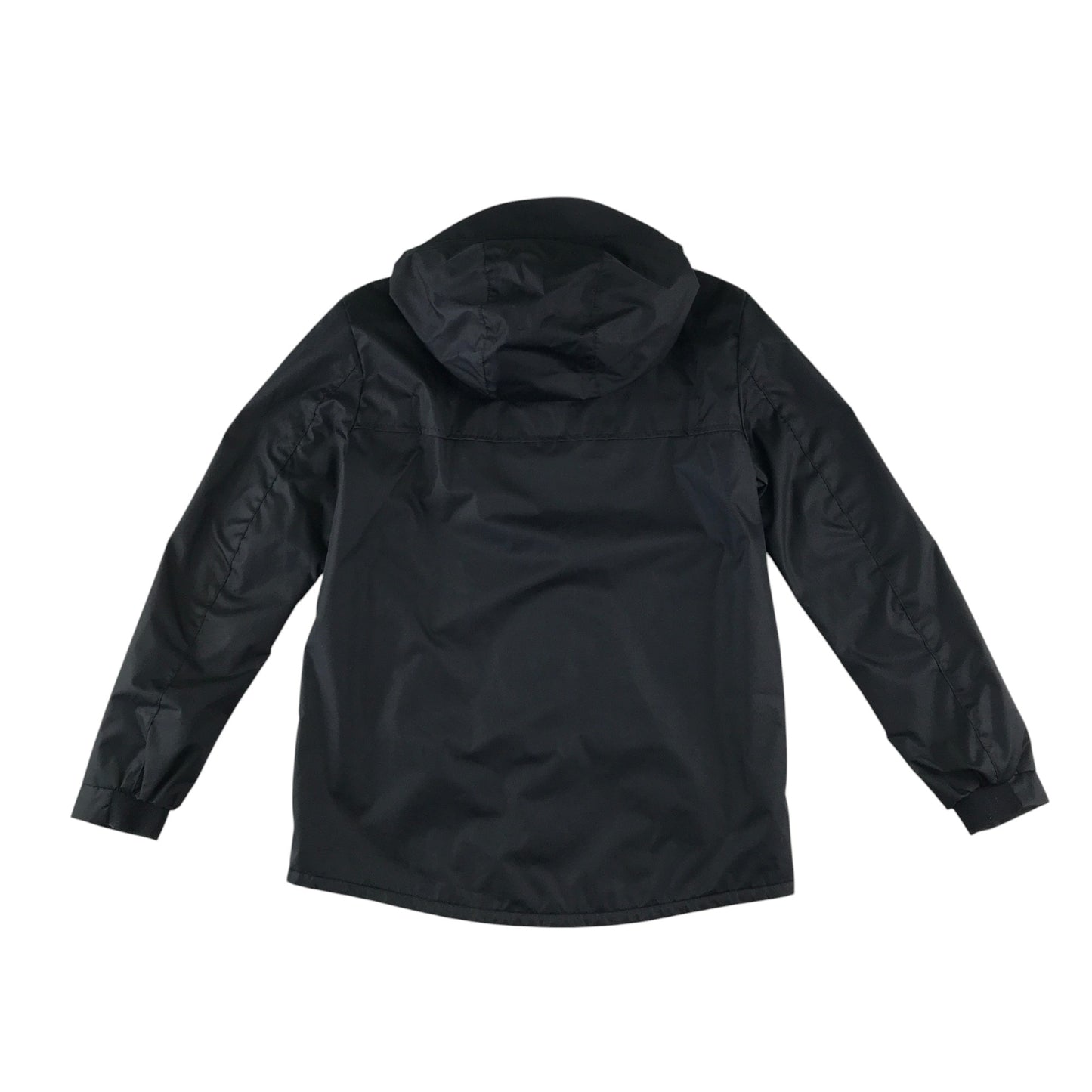 Decathlon light jacket 8-9 years black with full zipper