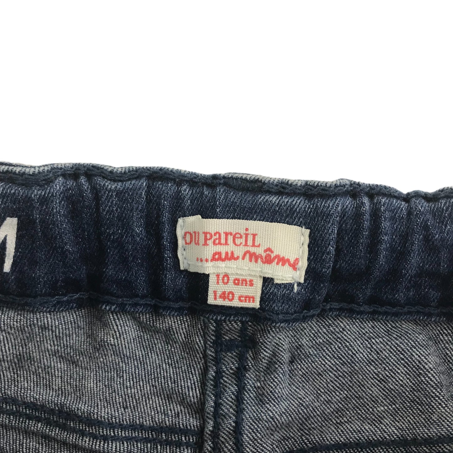 Ou Pareil Jeans Age 9-10 Blue Floral Embroidered