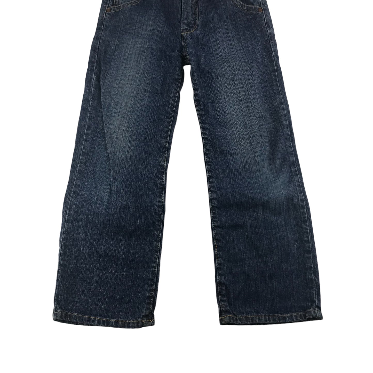 John Lewis Jeans Age 8 Blue Standard Fit Wide Leg