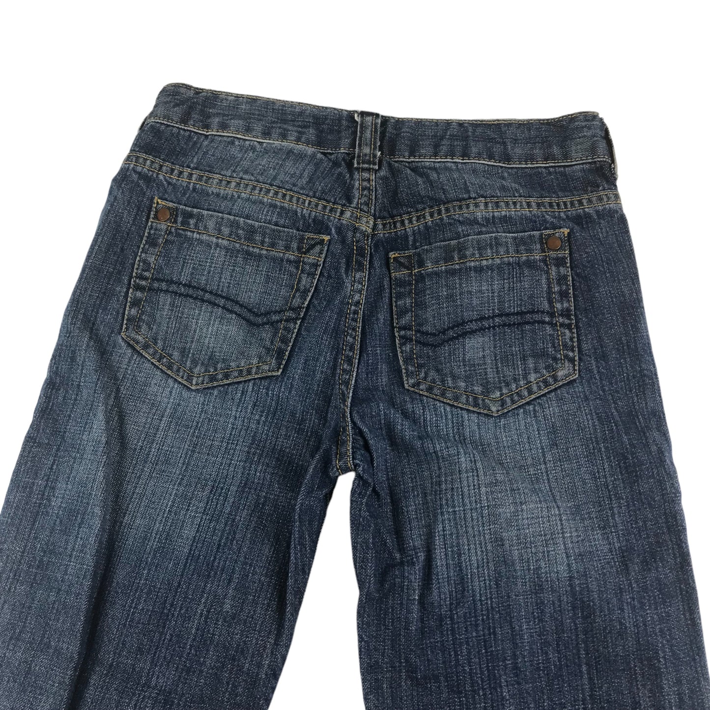John Lewis Jeans Age 8 Blue Standard Fit Wide Leg