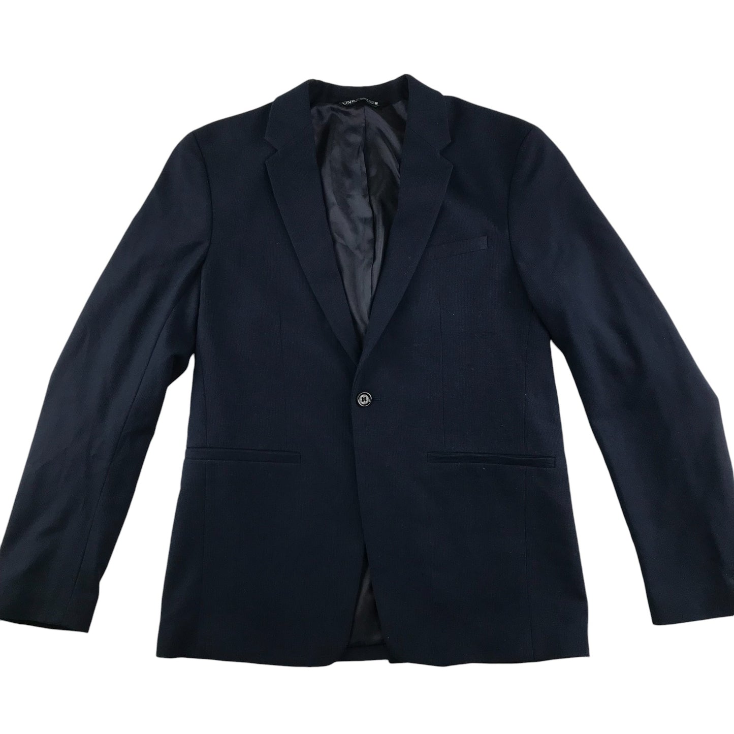 Zara blazer jacket men's EUR 48 navy plain