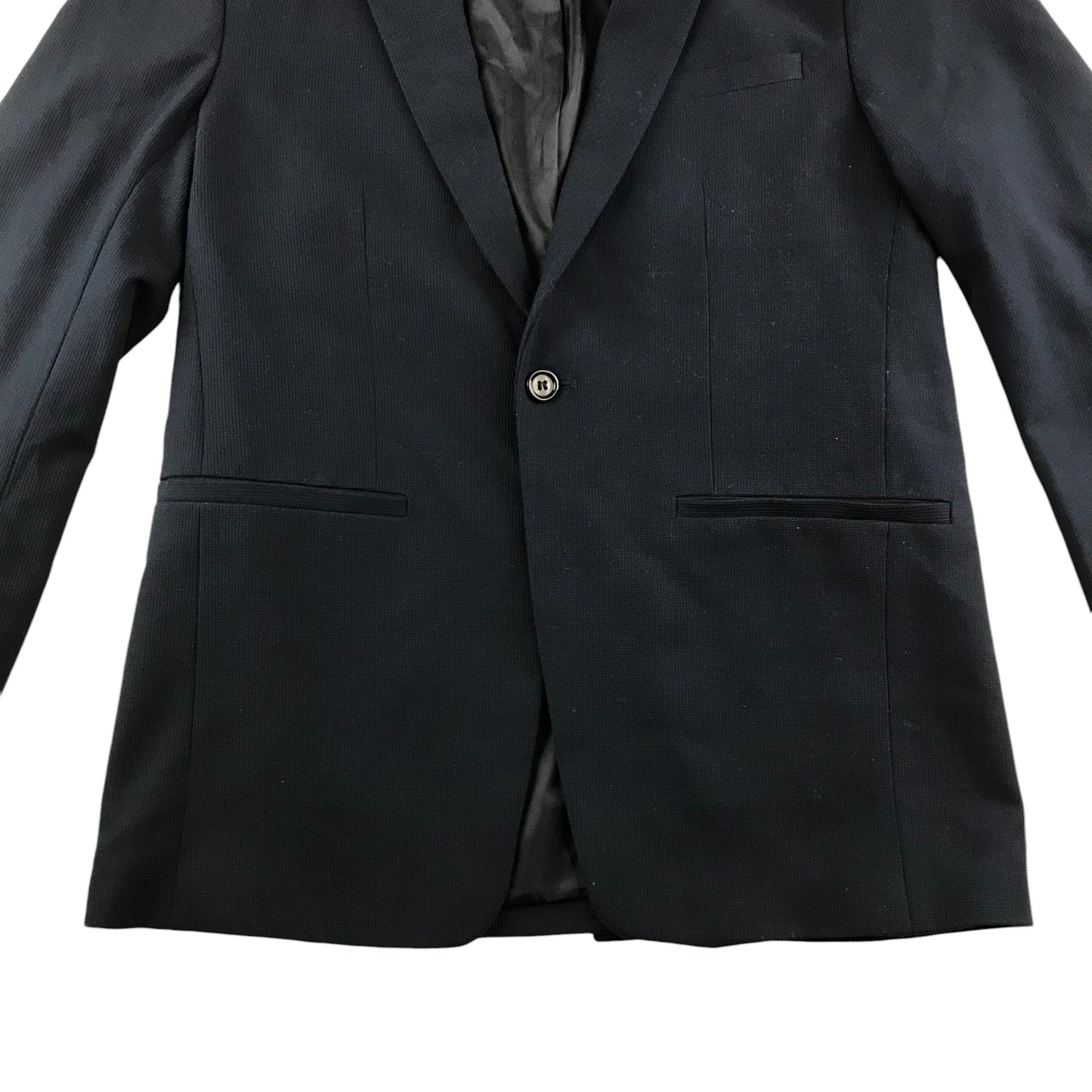 Zara blazer jacket men's EUR 48 navy plain