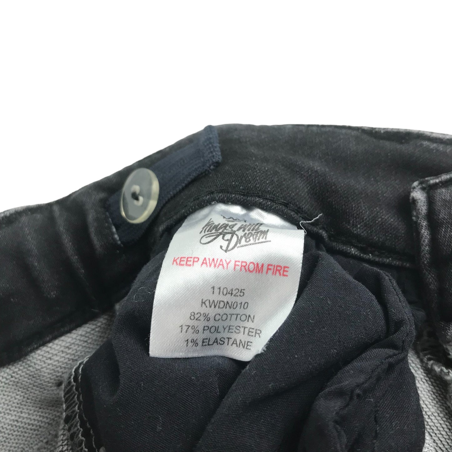 KWD Jogger Jeans Age 4 Black Kings Will Dream Stretchy