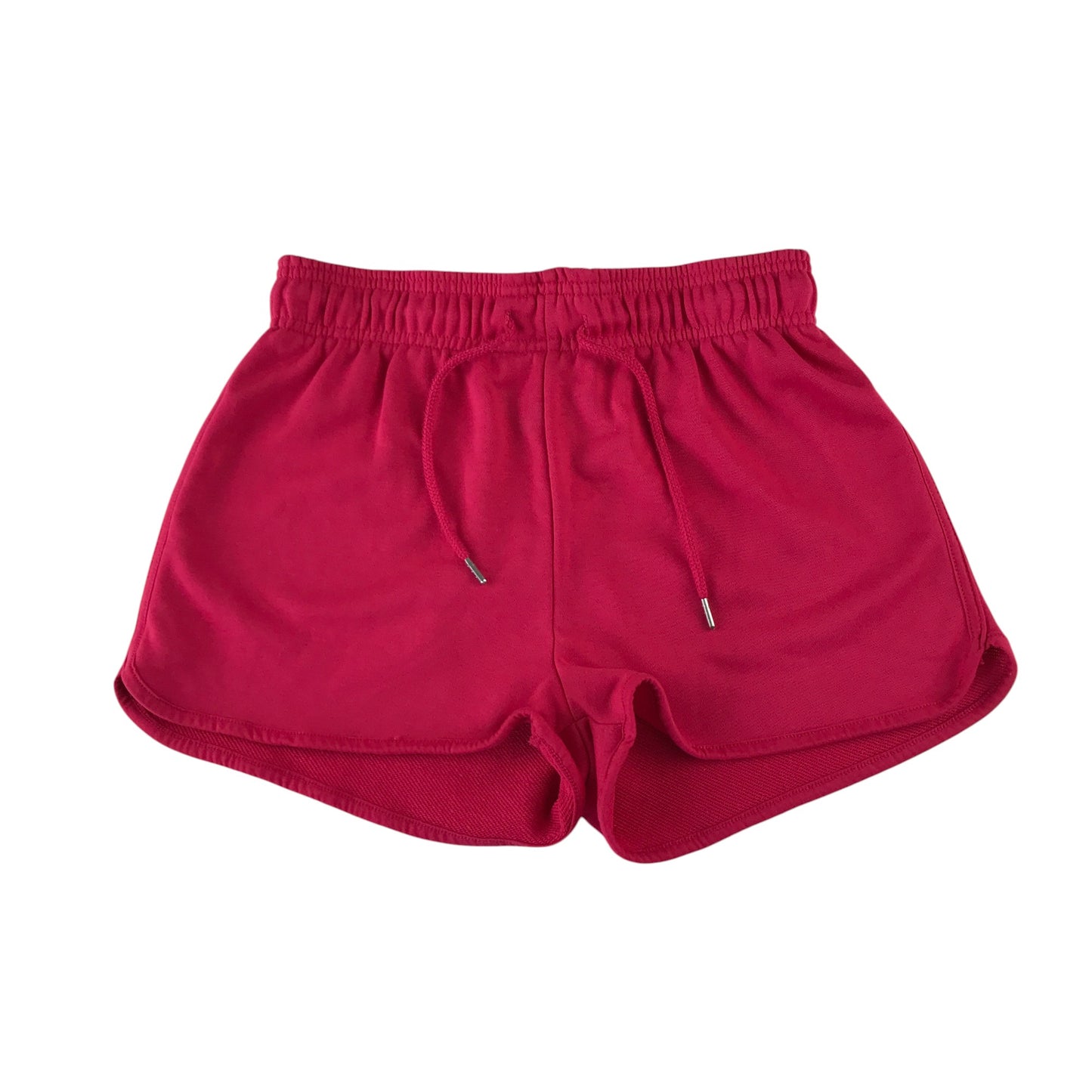 Primark shorts women's 4/6 pink plain elasticated waist