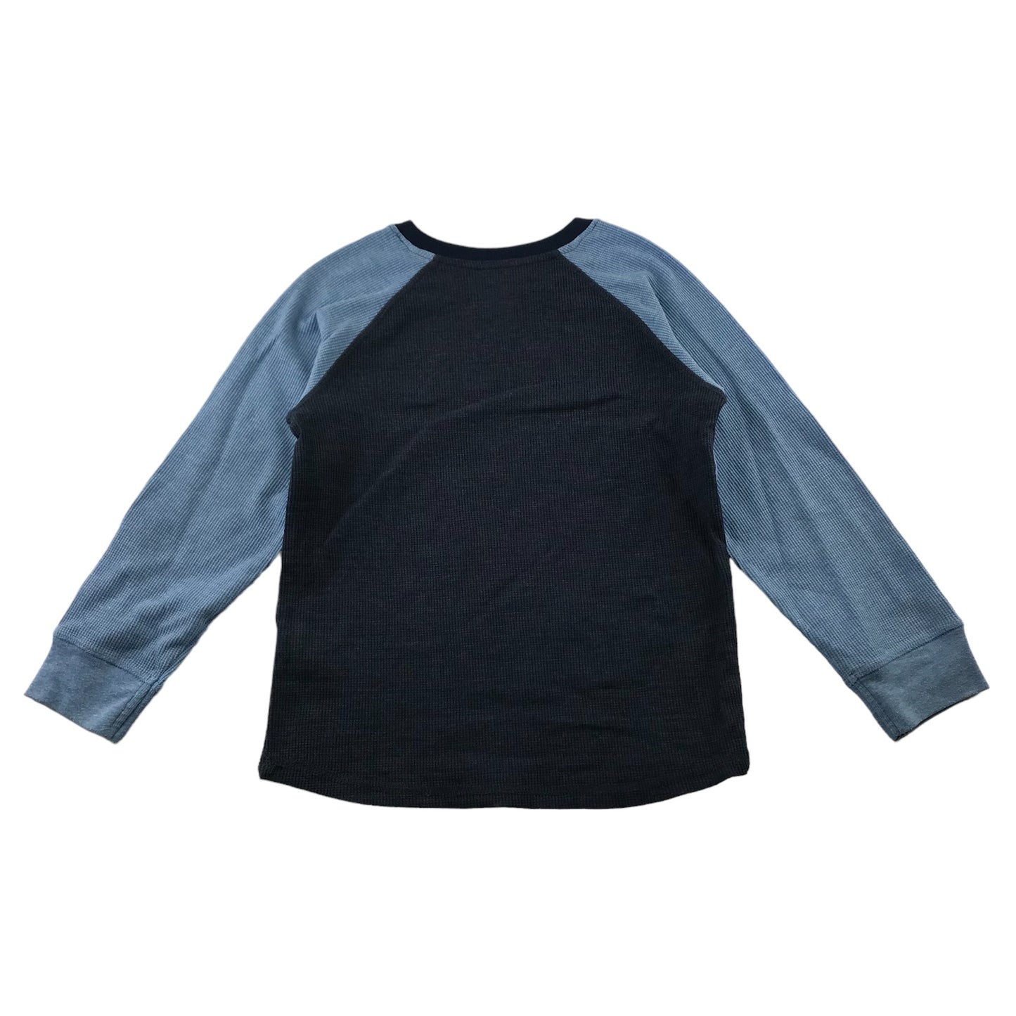 365 Kids T-shirt 8 years Navy Body and Blue sleeves