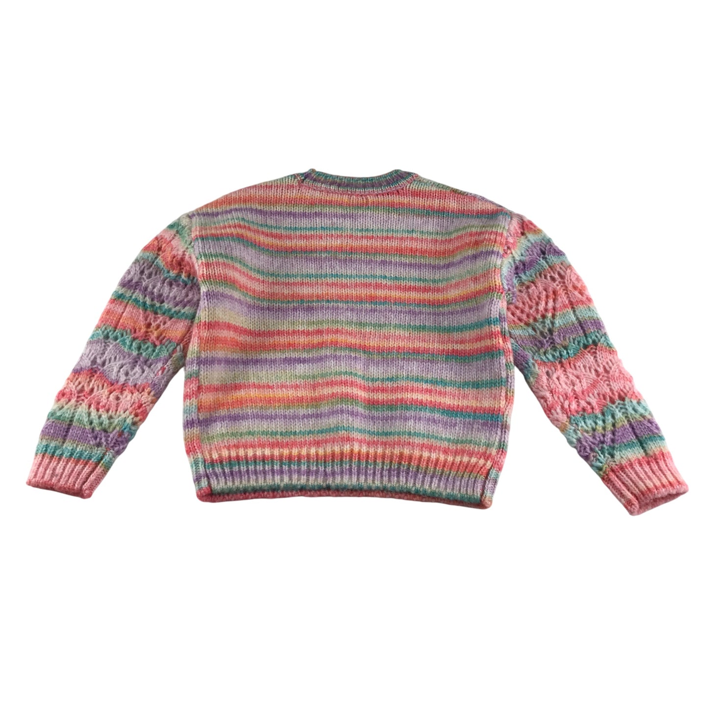 F&F Jumper 5-6 years multicoloured stripy design knitwear