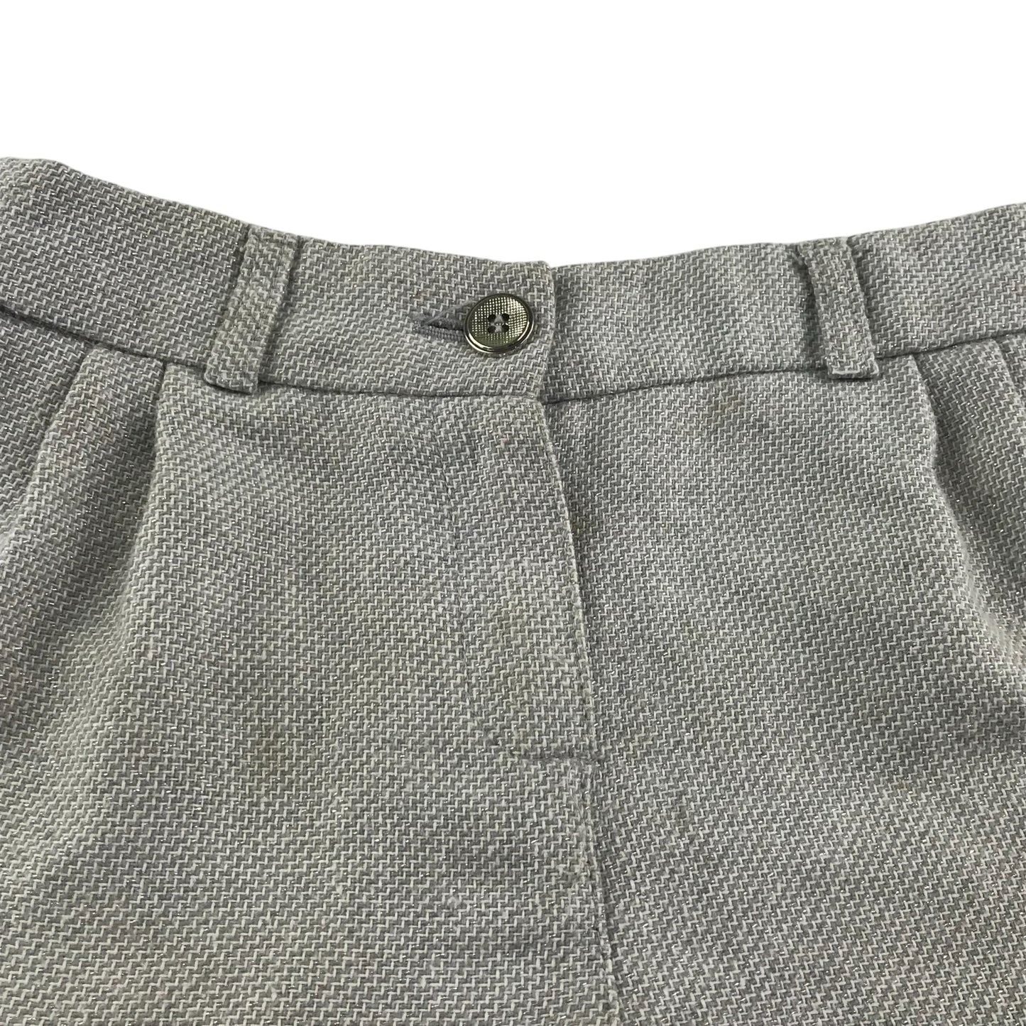 F&F shorts 7-8 years grey knitted style sparkly