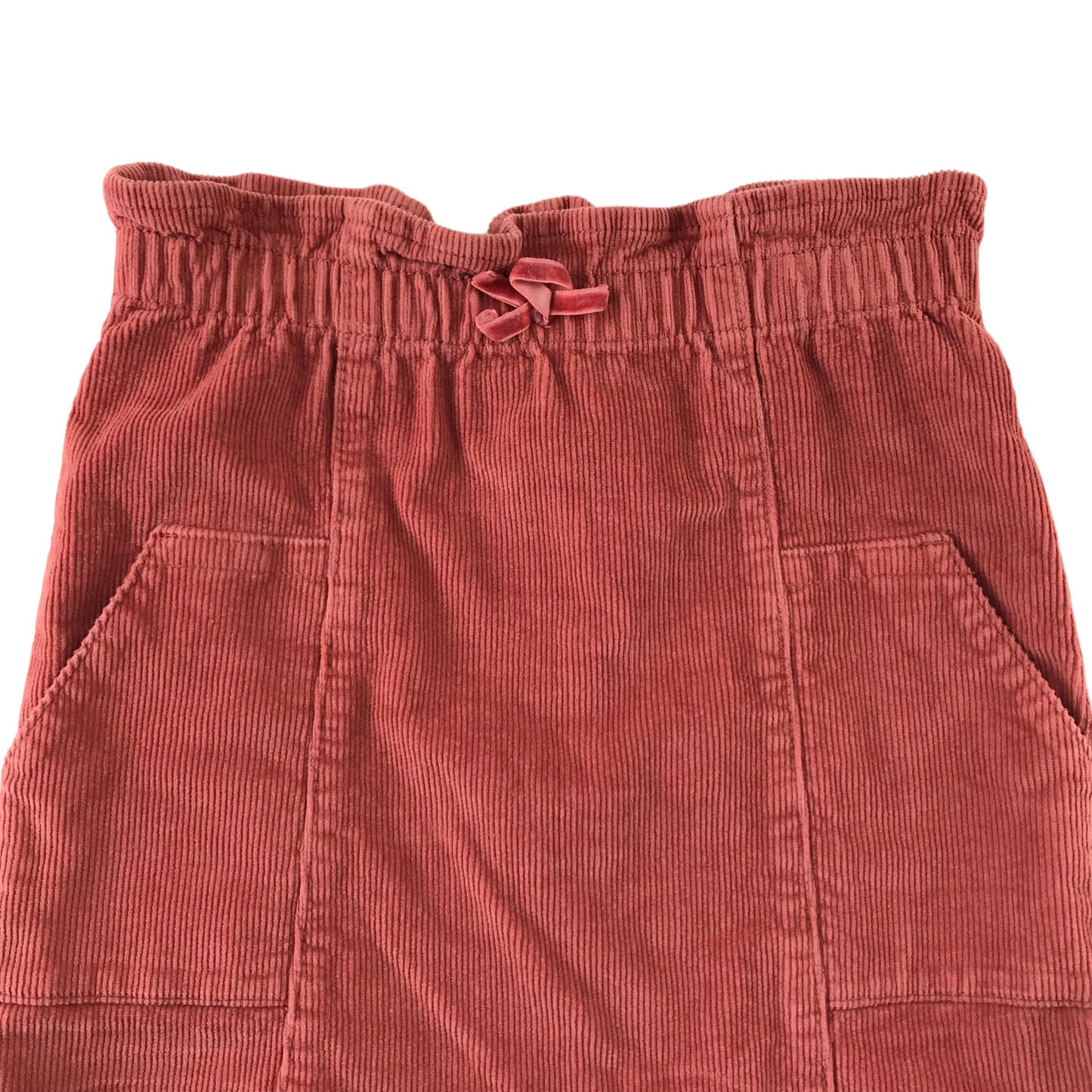 George Skirt Age 5 Burnt Rusty Red Corduroy
