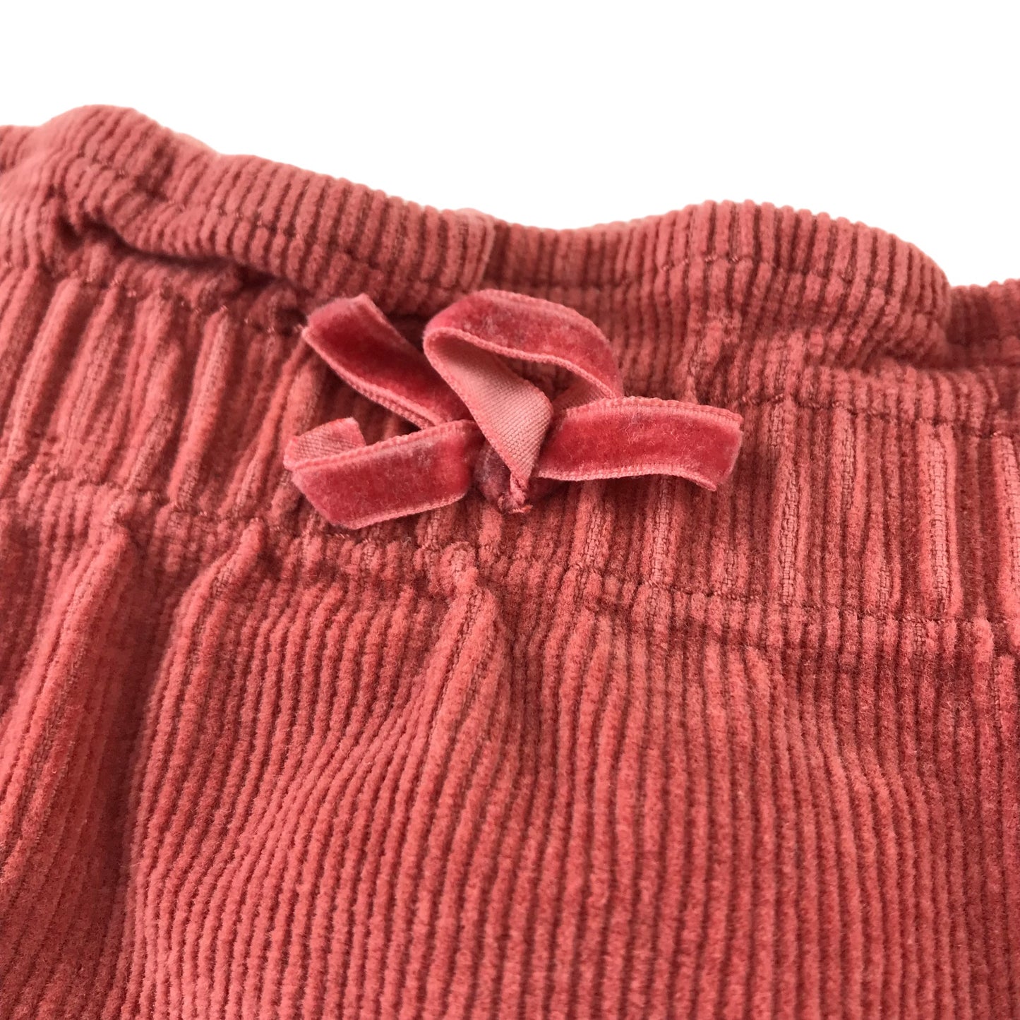 George Skirt Age 5 Burnt Rusty Red Corduroy