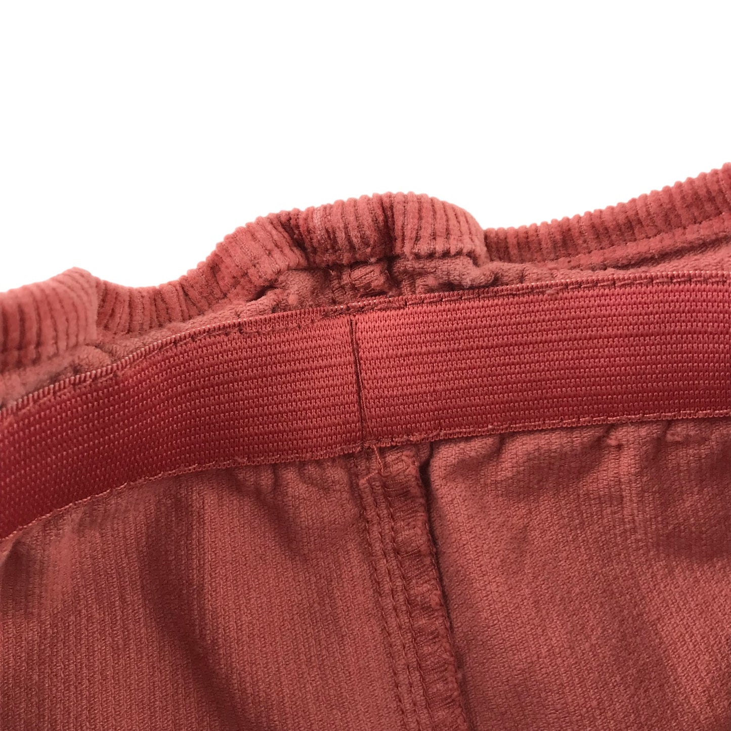 George Skirt Age 5 Burnt Rusty Red Corduroy