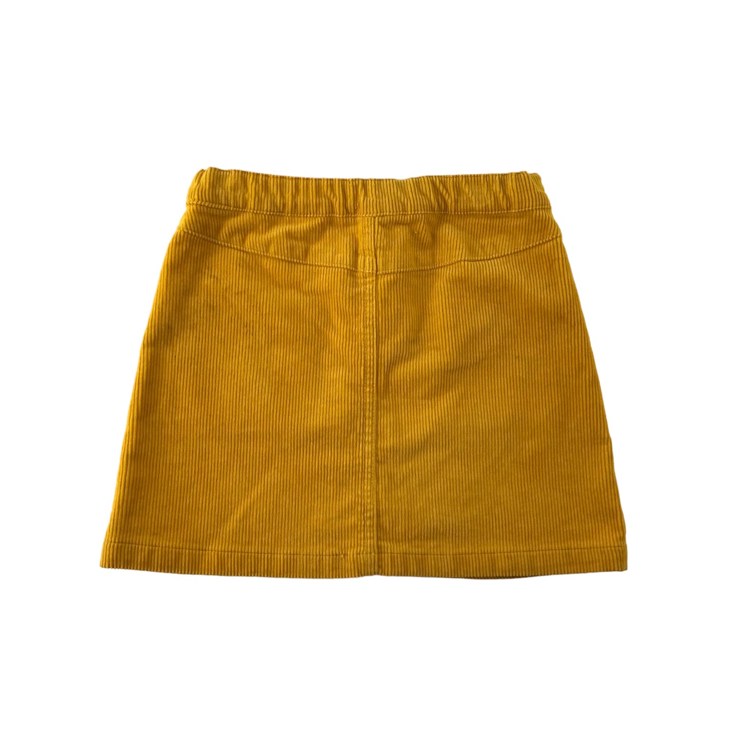 H&M Skirt Age 7 Mustard Yellow Corduroy