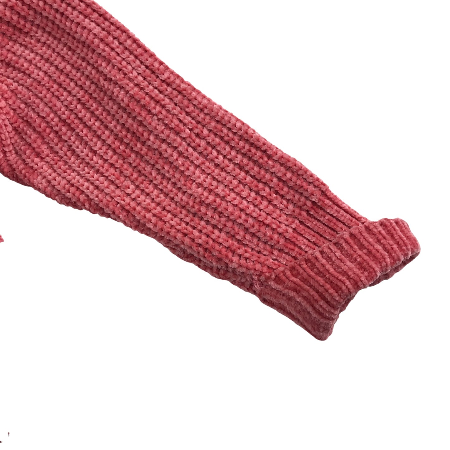 Matalan Jumper 6-7 years pink rib texture knitwear