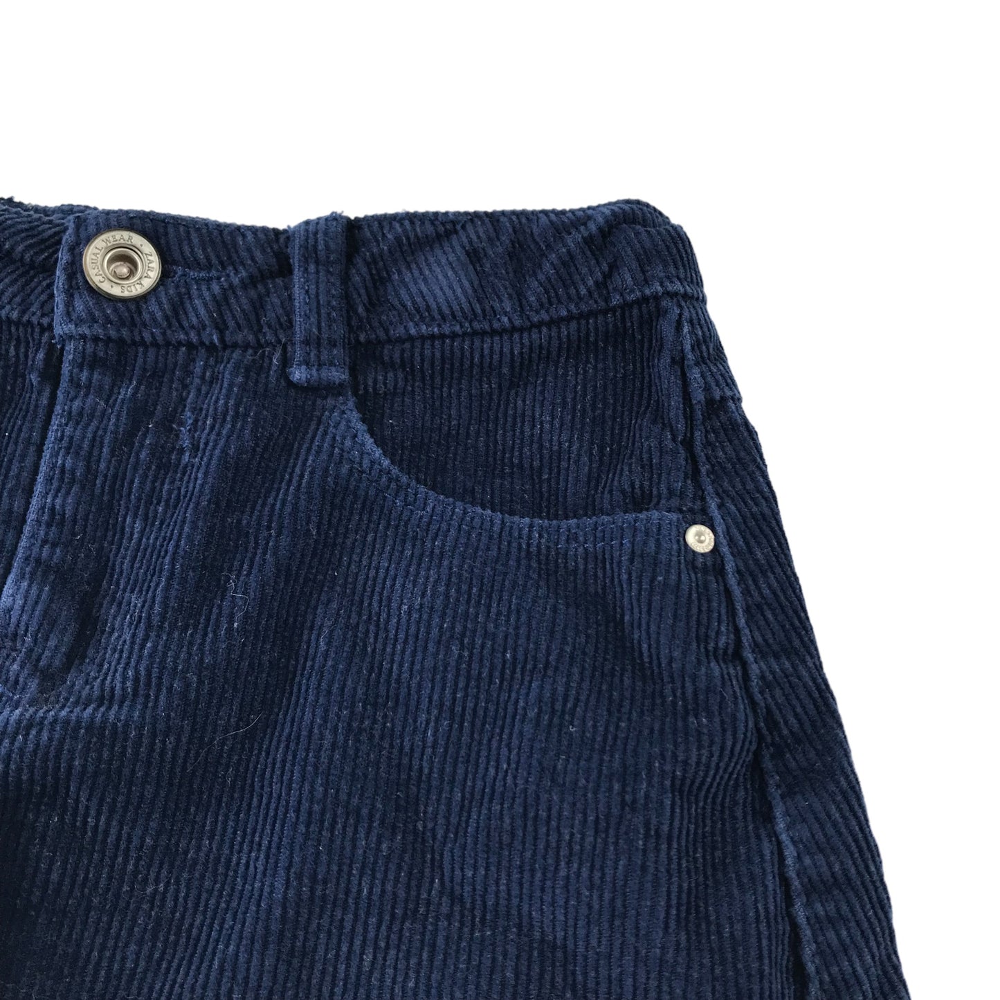 Zara Skirt Age 6 Navy Blue Corduroy Cotton