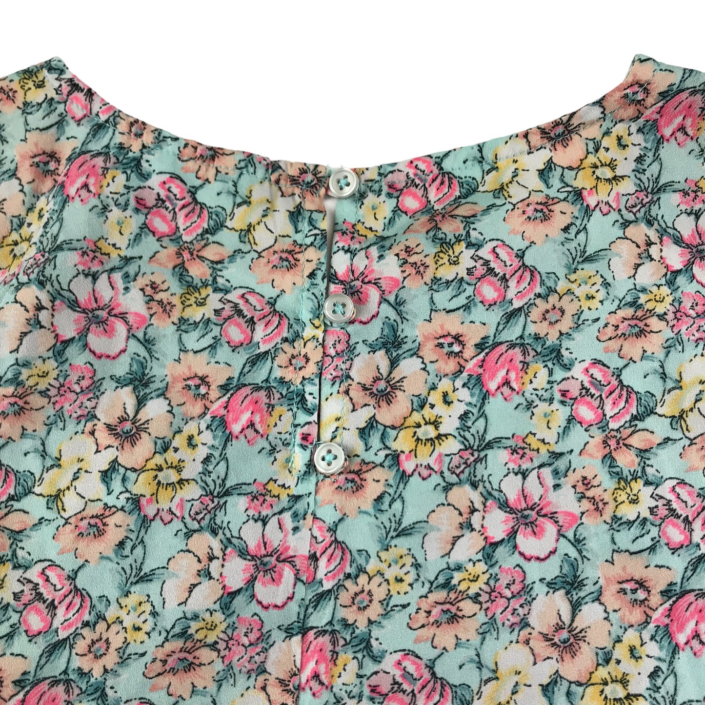 New Look Top Women's Size 8 Multicoloured Floral Print Top