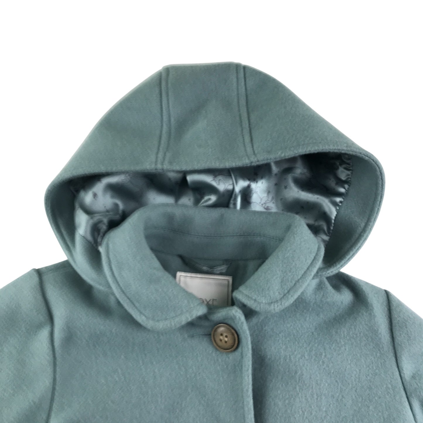 Next coat 6-7 years light blue button up with hood