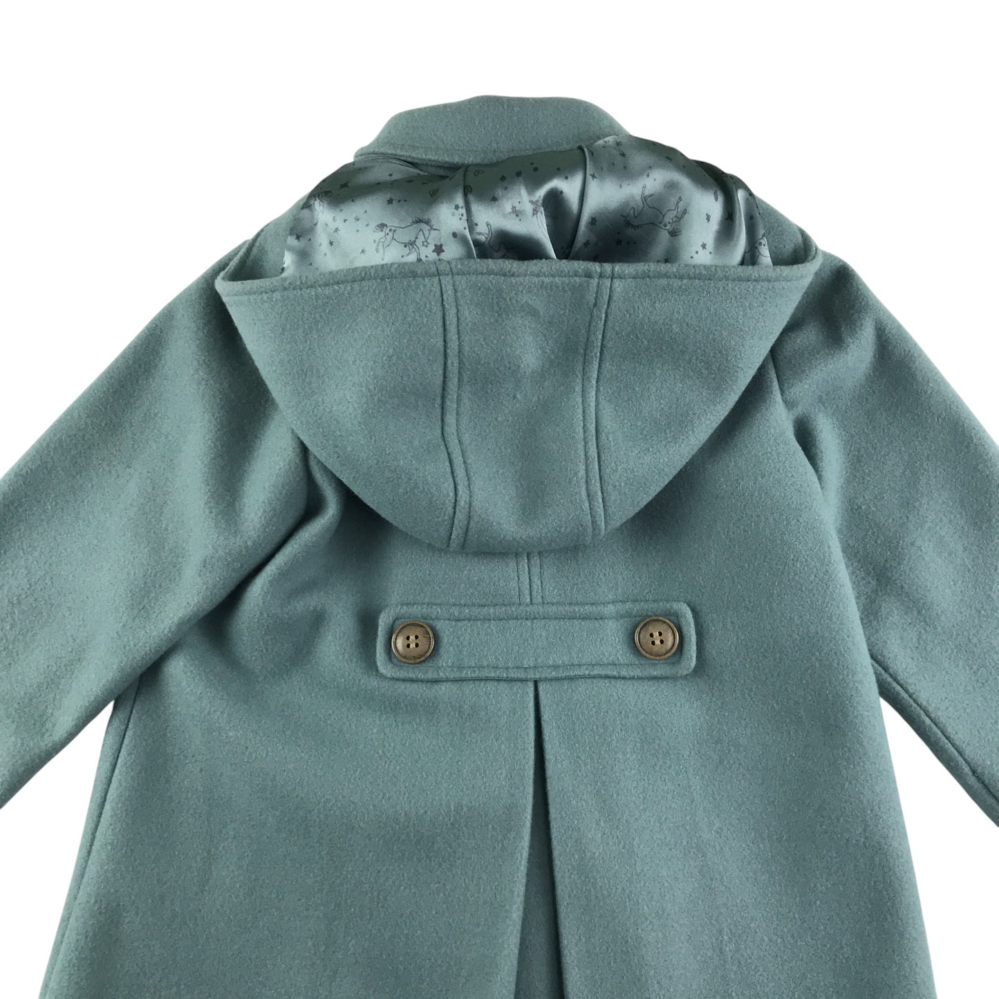 Next coat 6-7 years light blue button up with hood