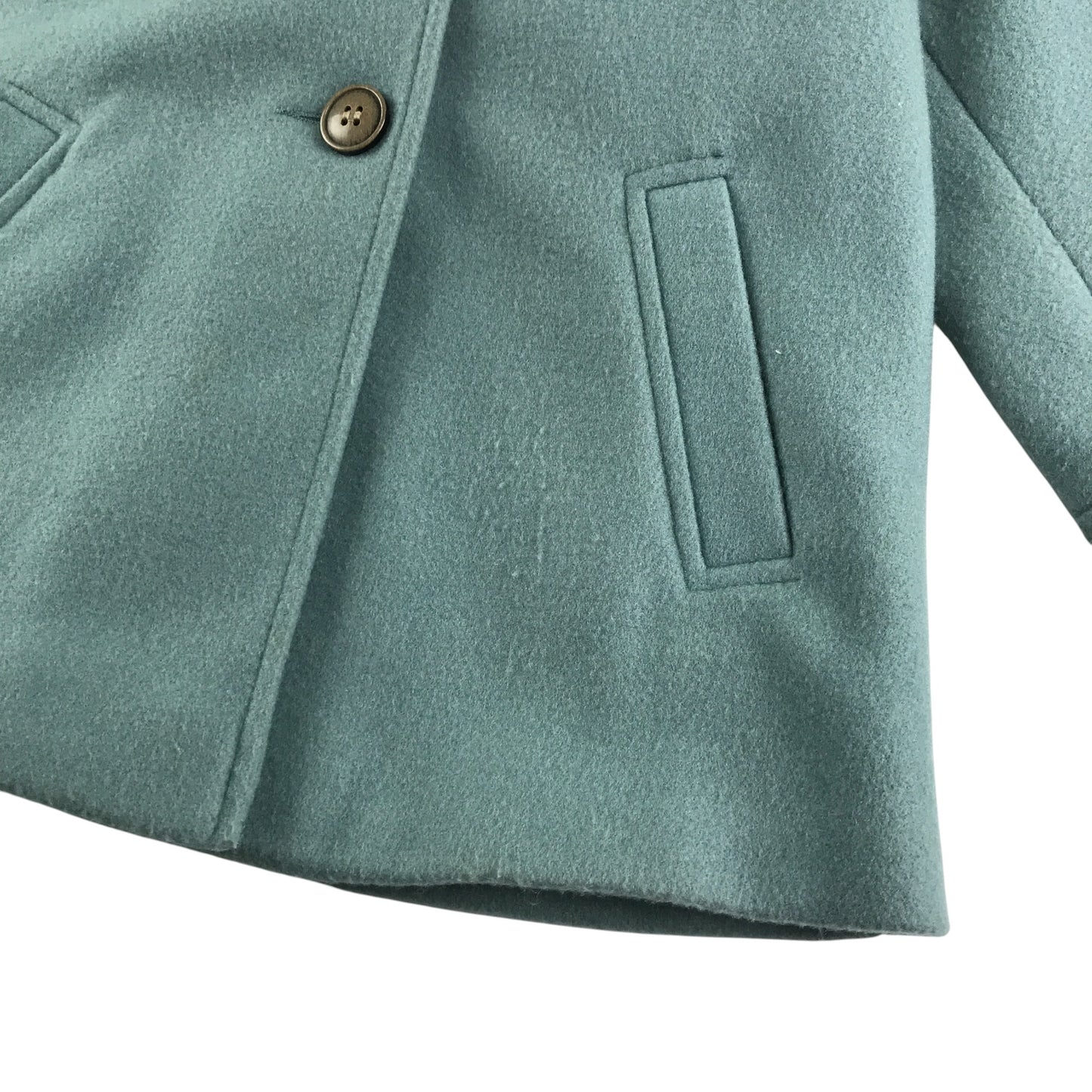 Next coat 6-7 years light blue button up with hood