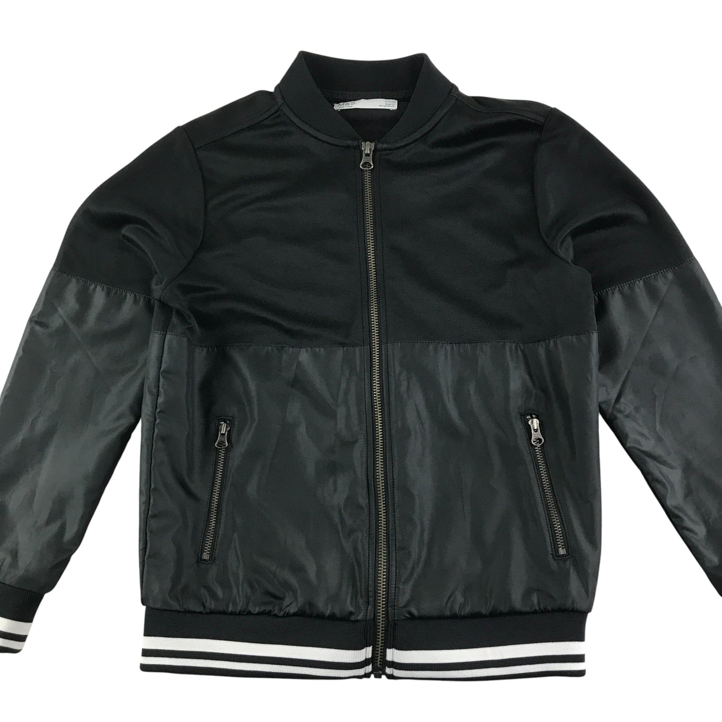 M&S Light Jacket 9-10 years black smart jacket