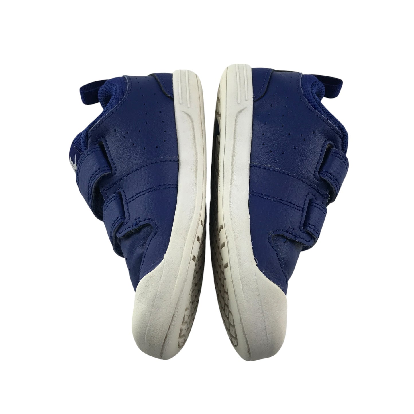 Nike trainers shoe size UK 8.5 kids blue with hook and loop straps