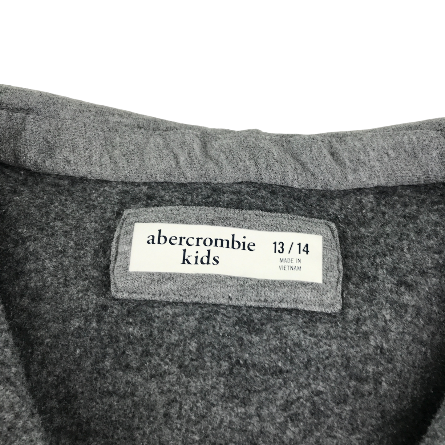 Abercrombie & Fitch Zip Up Hoodie 13-14 Years Grey