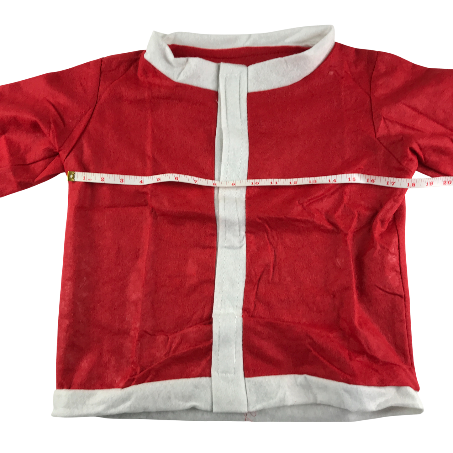 Running Imp Costume 5-8 years Red White Santa Claus Onesie