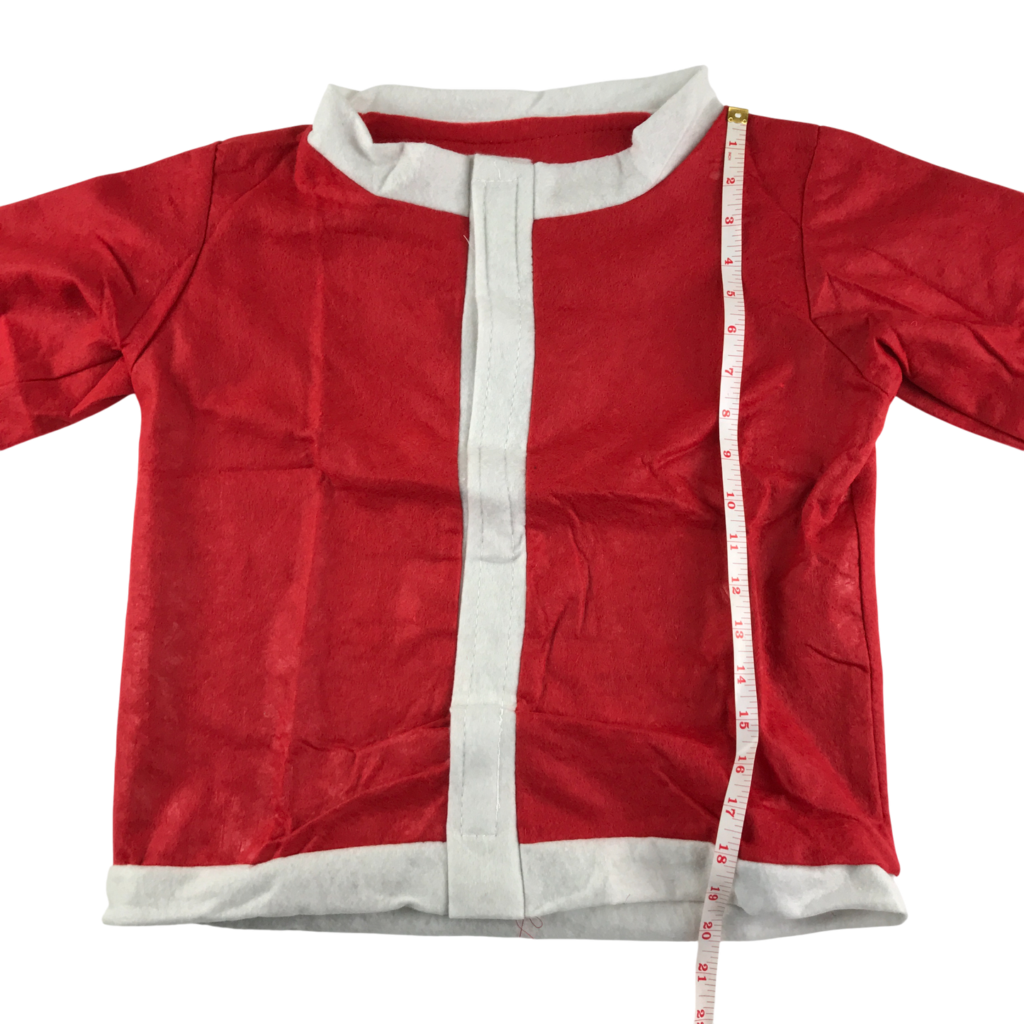 Running Imp Costume 5-8 years Red White Santa Claus Onesie