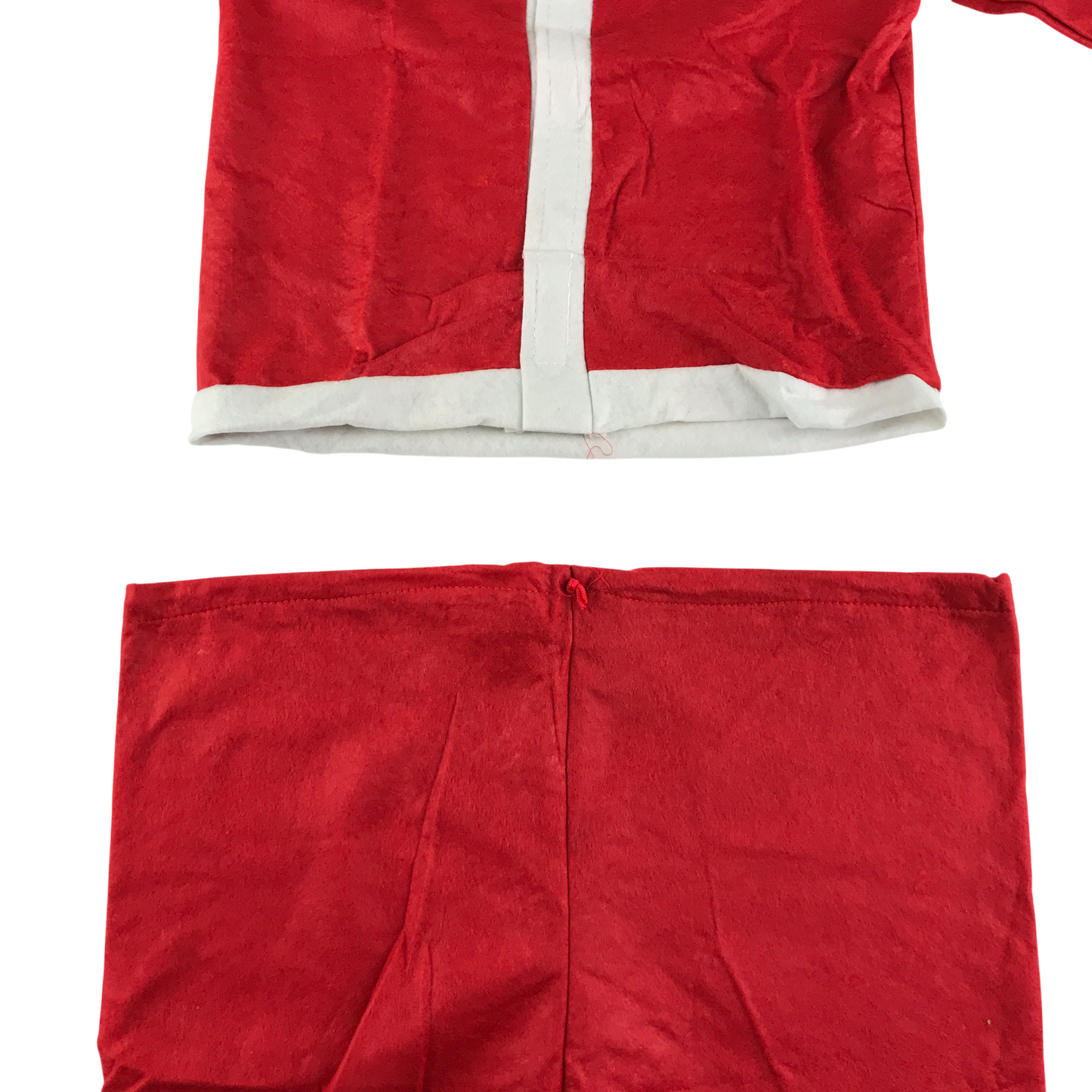 Running Imp Costume 5-8 years Red White Santa Claus Onesie