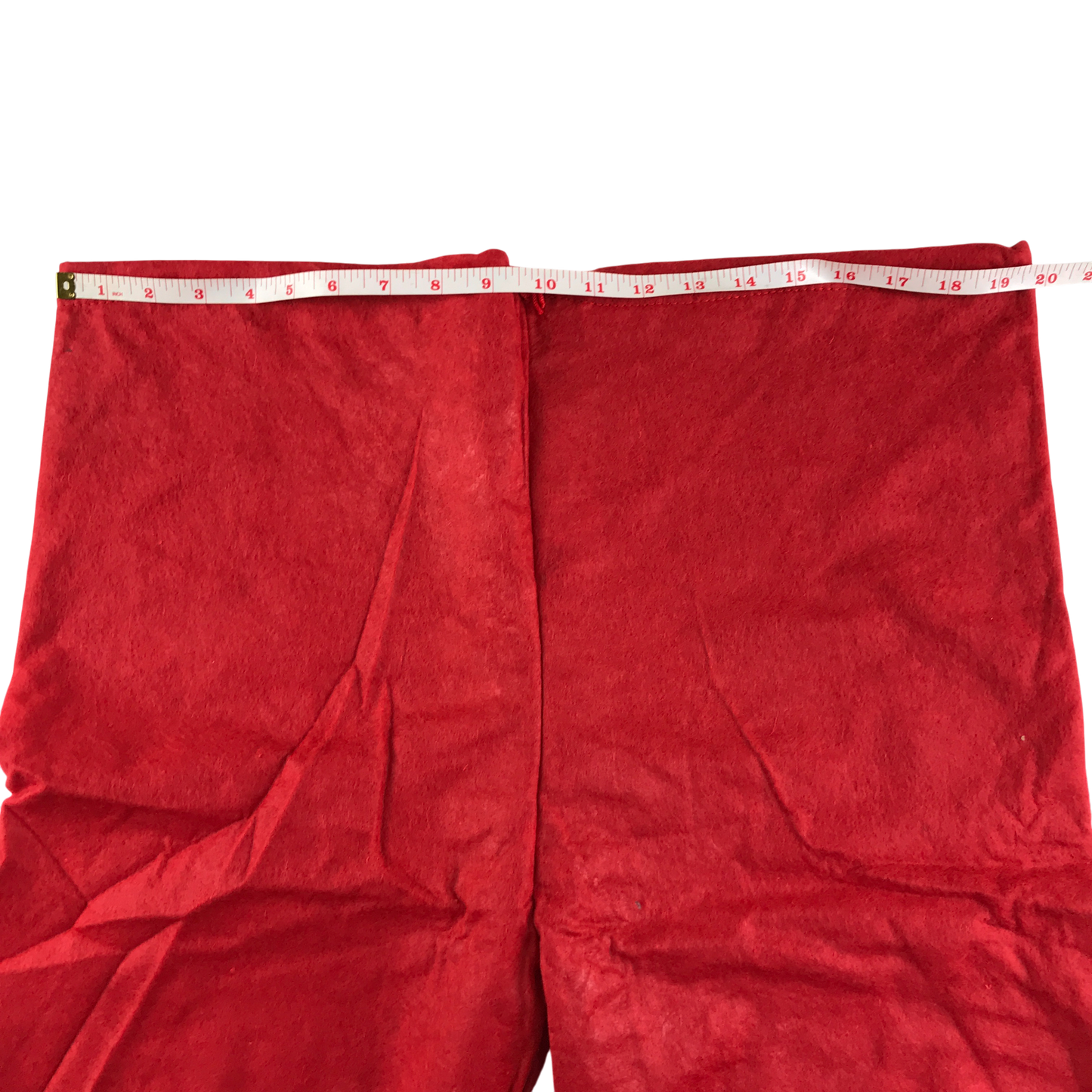 Running Imp Costume 5-8 years Red White Santa Claus Onesie