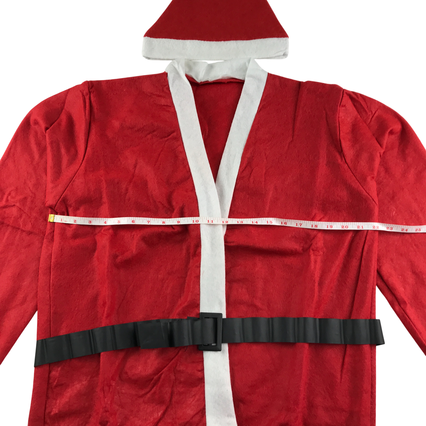 Running Imp Costume 9-14 years Red White Santa Claus Onesie