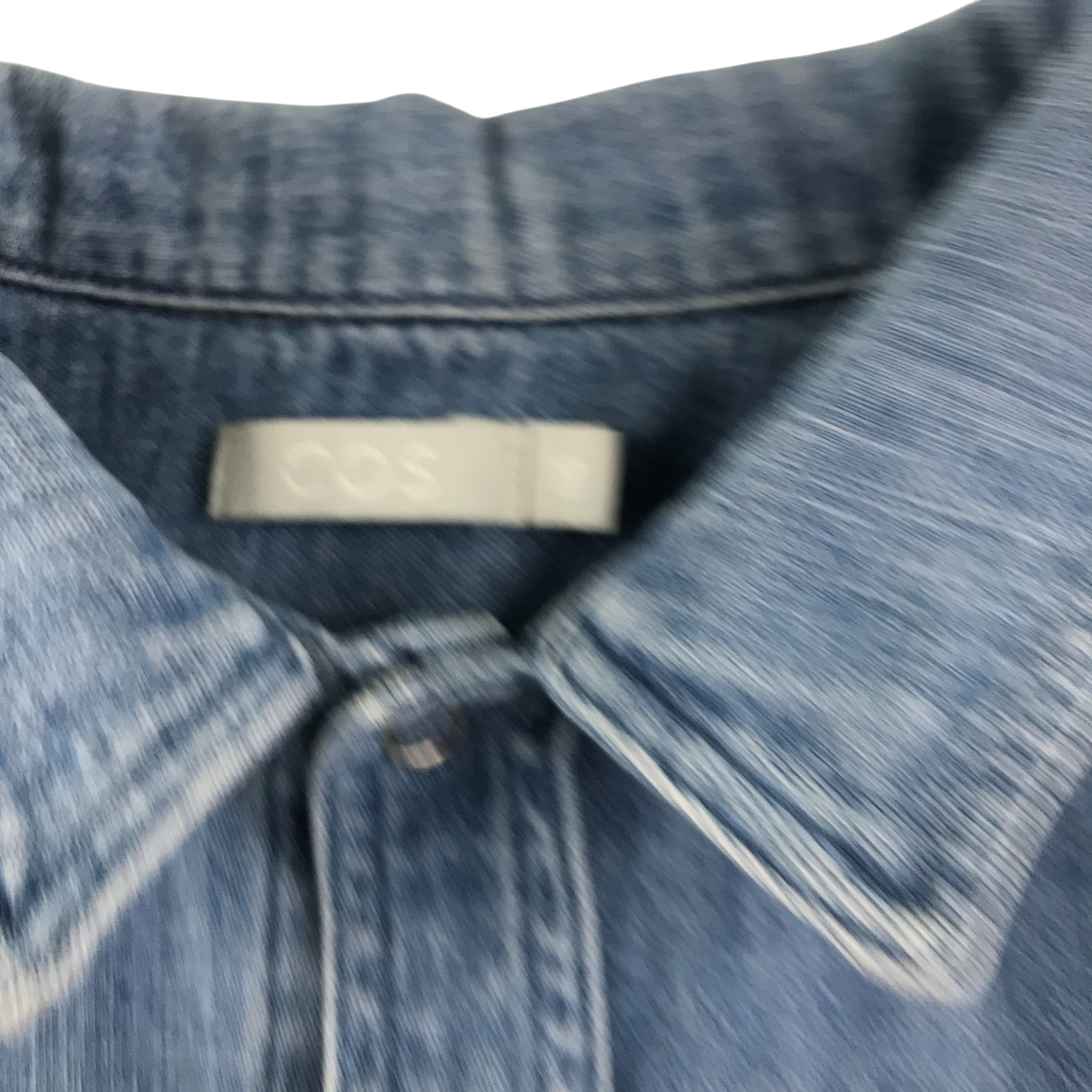 COS Shirt 5-6 Years Blue Denim Button-Up Cotton