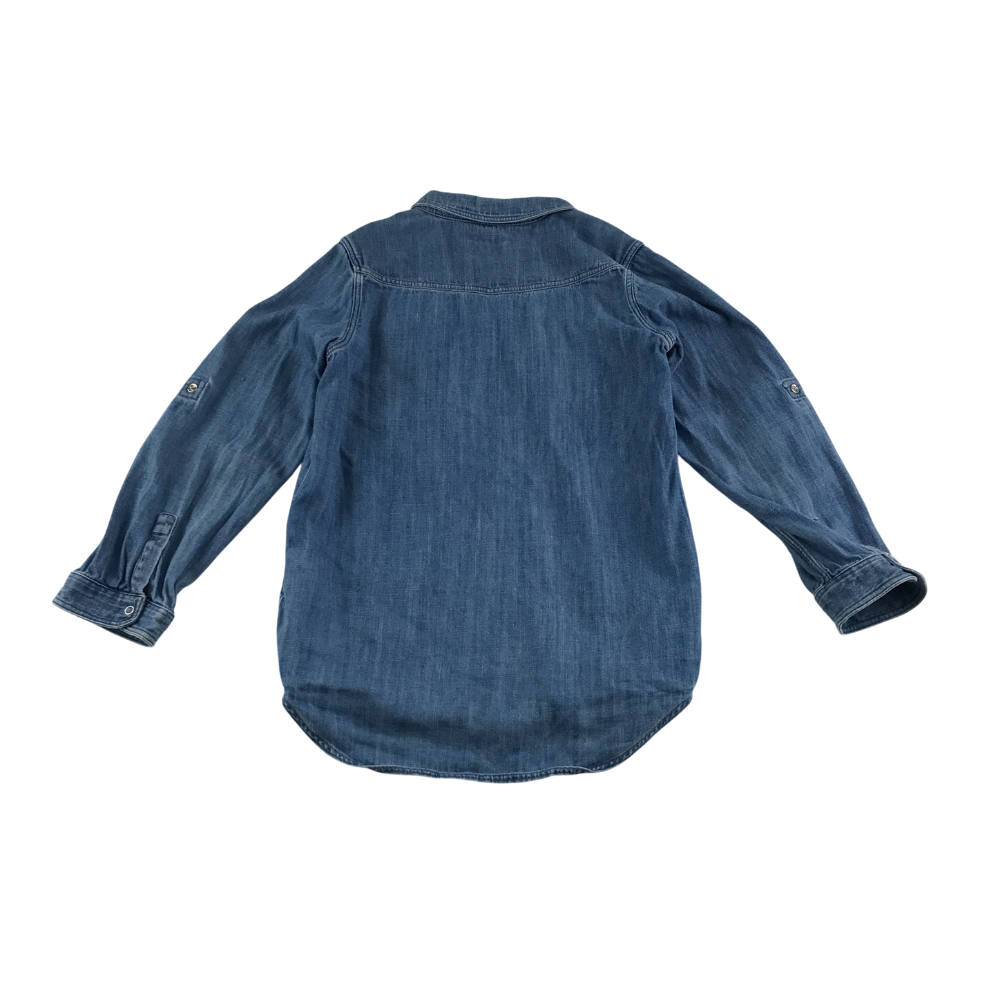 COS Shirt 5-6 Years Blue Denim Button-Up Cotton