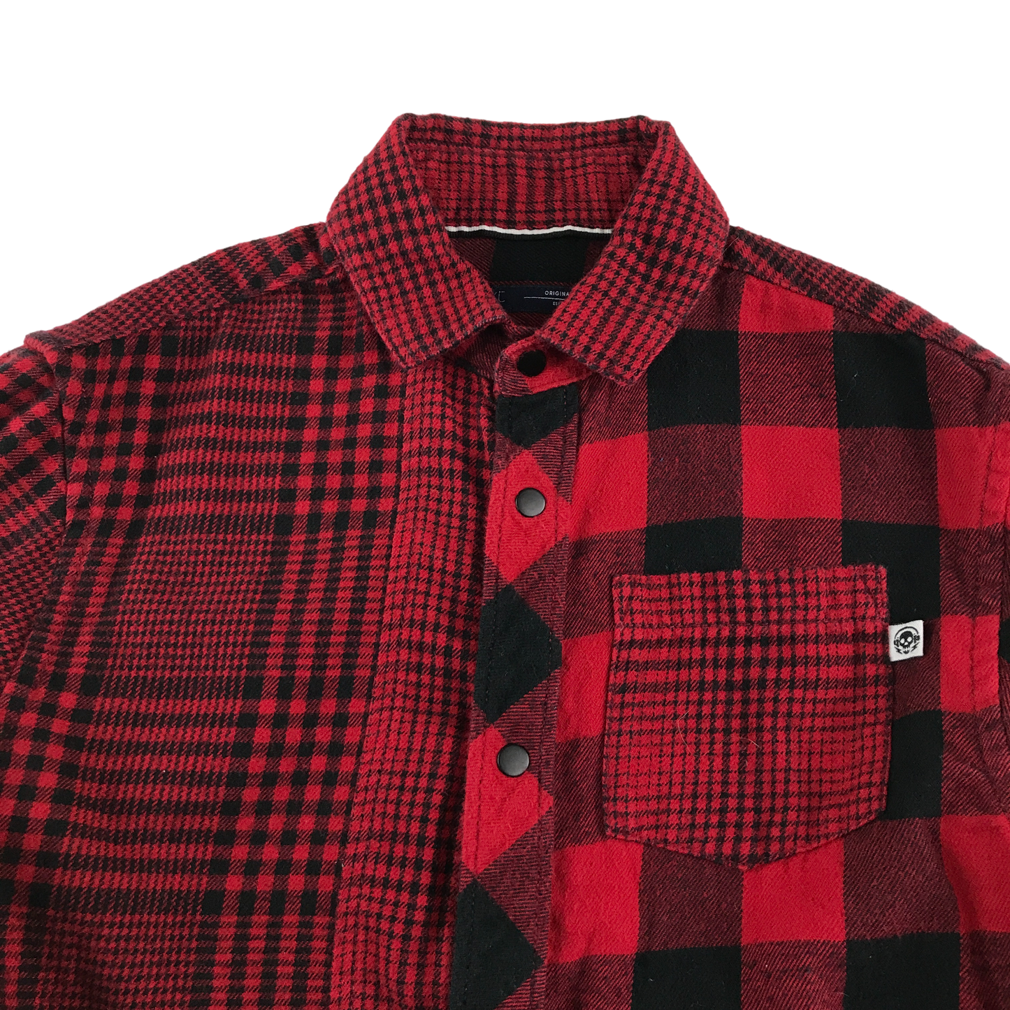Next Shirt 5-6 Years Red Check Pattern Cotton