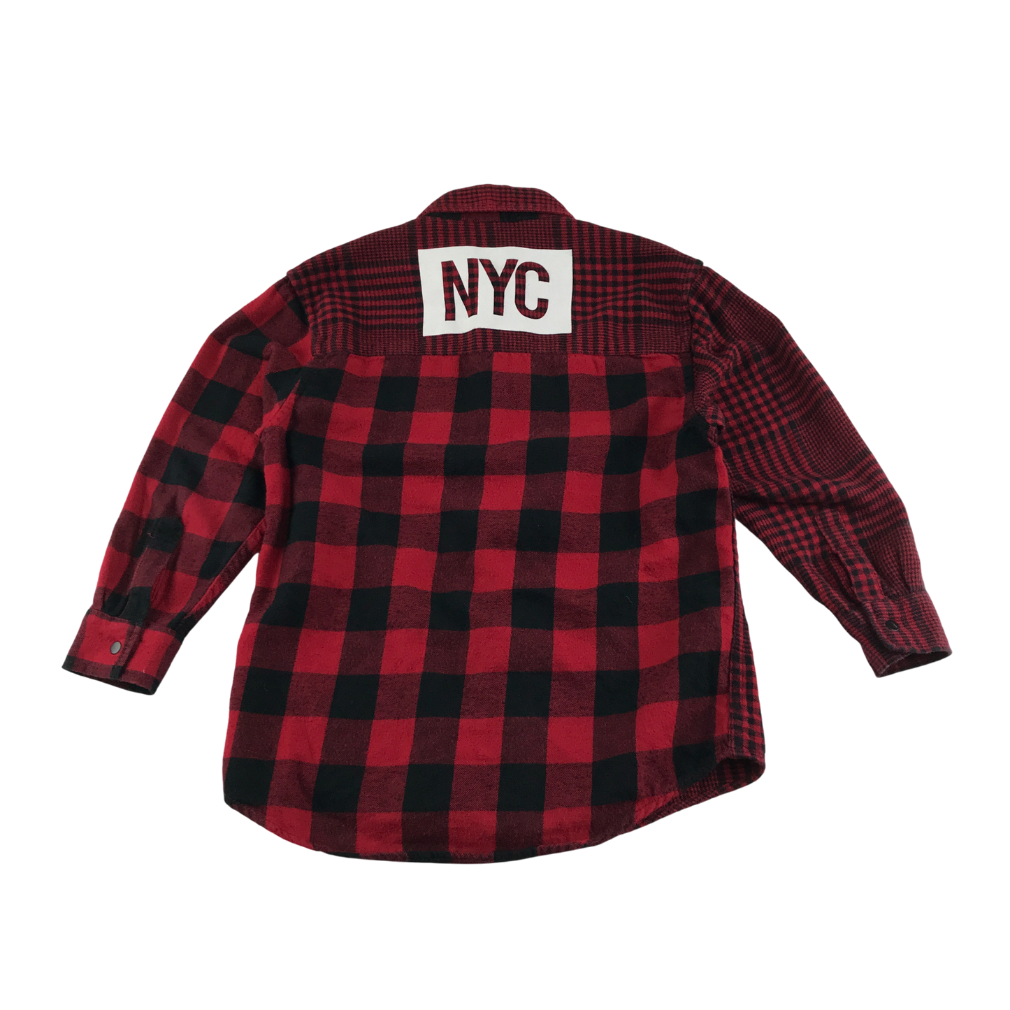 Next Shirt 5-6 Years Red Check Pattern Cotton