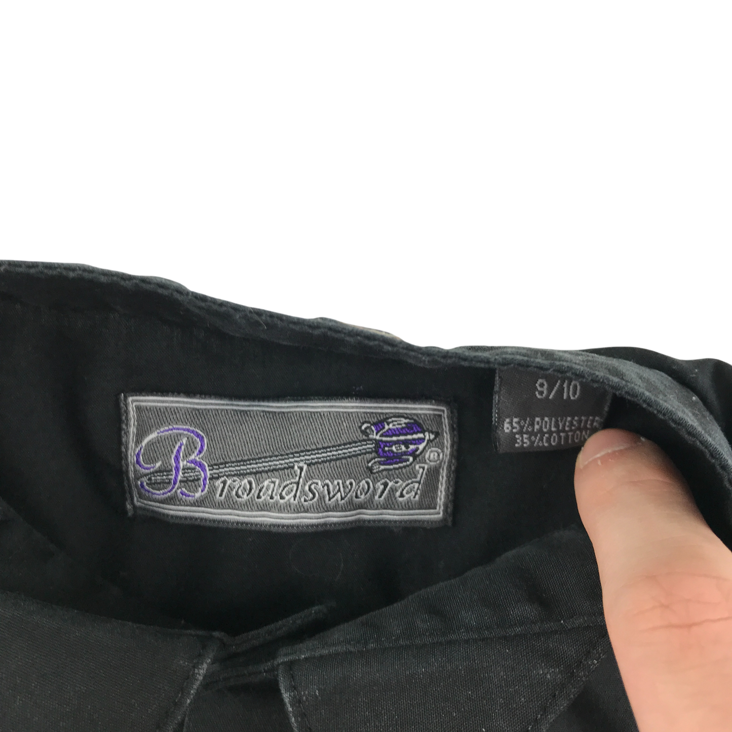 Broadsword Shirt 9-10 Years Black Tailored Button Up