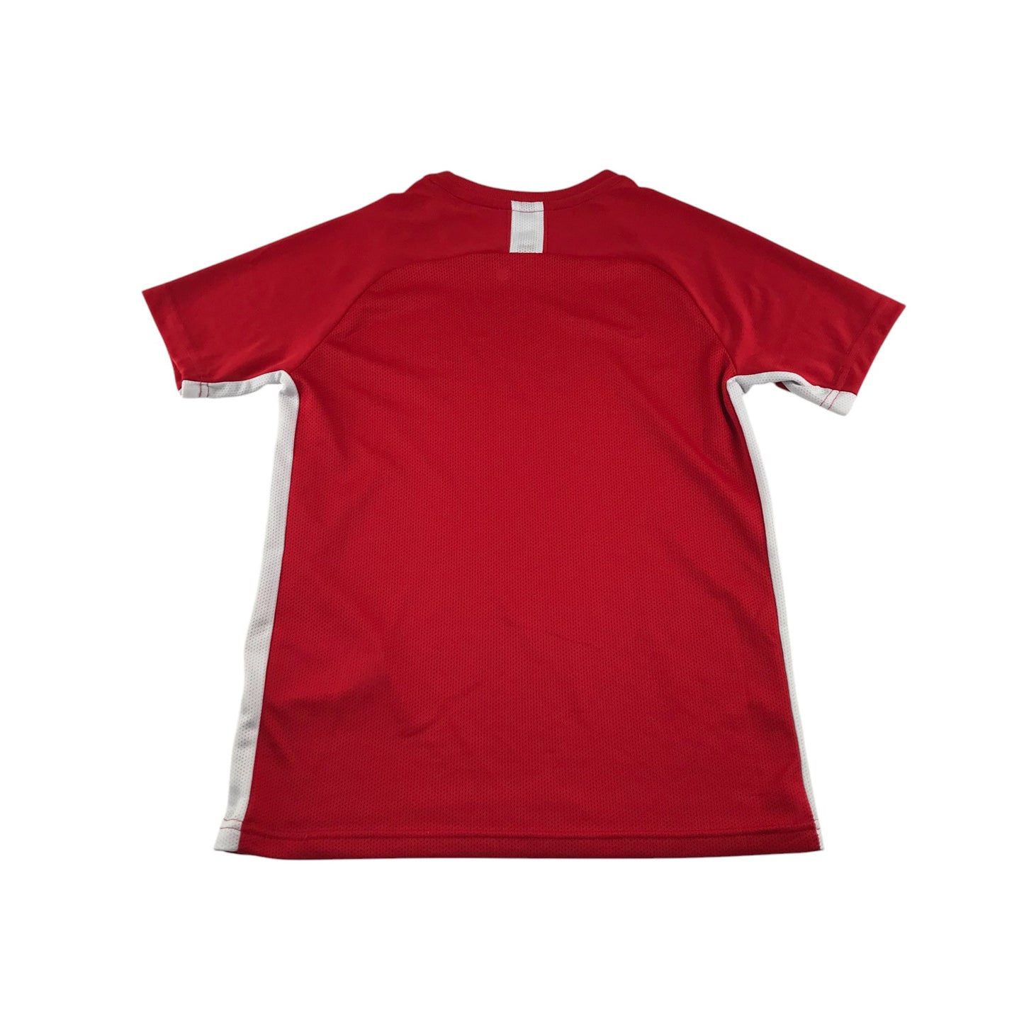 Nike sports top 9-10 years red plain with white detailing