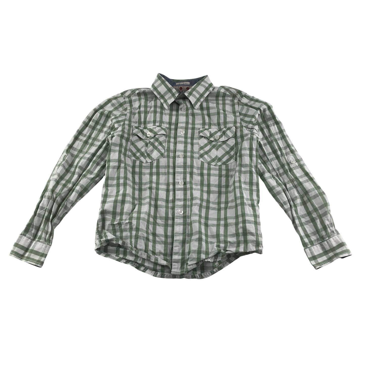 FatFace Shirt 10-11 Years Green Check Cotton