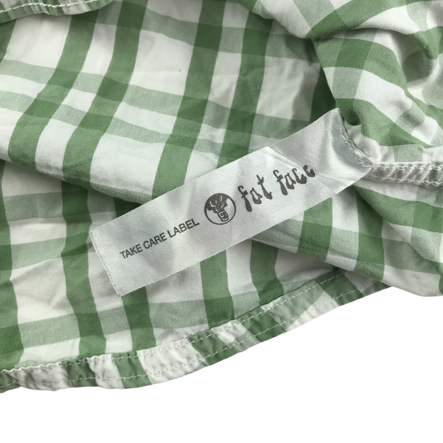 FatFace Shirt 10-11 Years Green Check Cotton