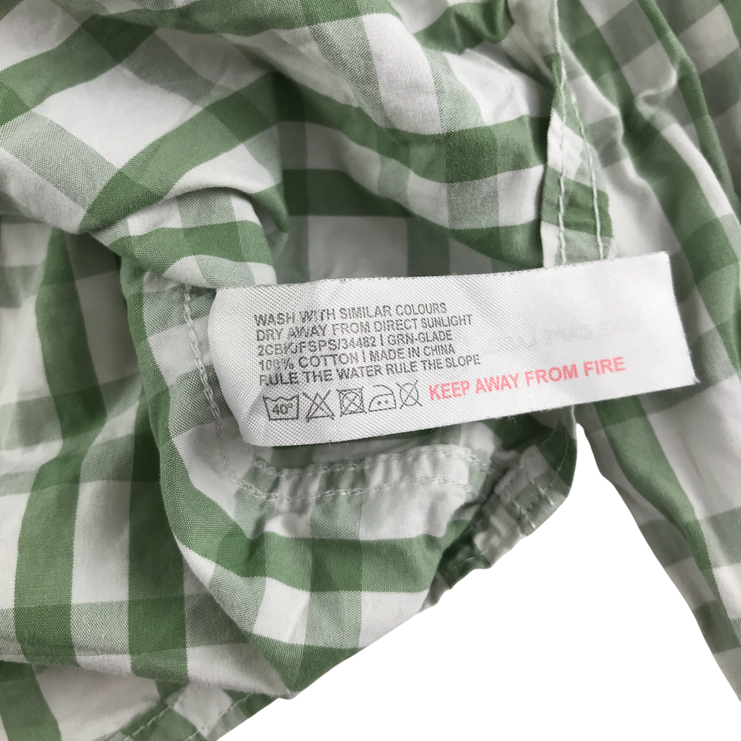 FatFace Shirt 10-11 Years Green Check Cotton