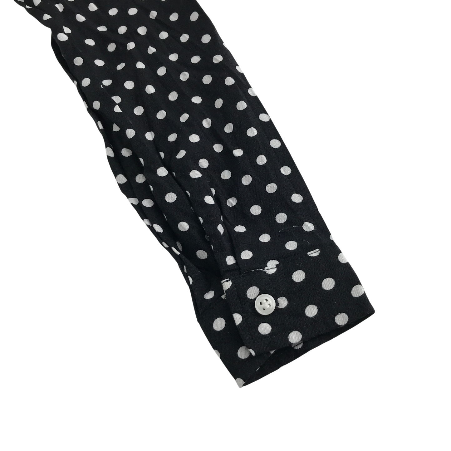 H&M Shirt 11-12 Years Black Polka Dot