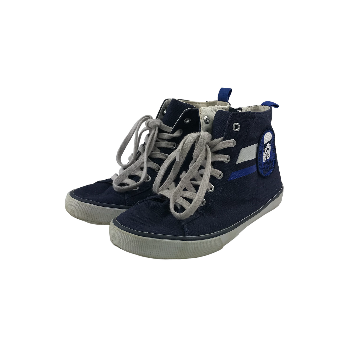 GAP Star Wars Trainers Shoe Size 3 Navy High Tops Trainers