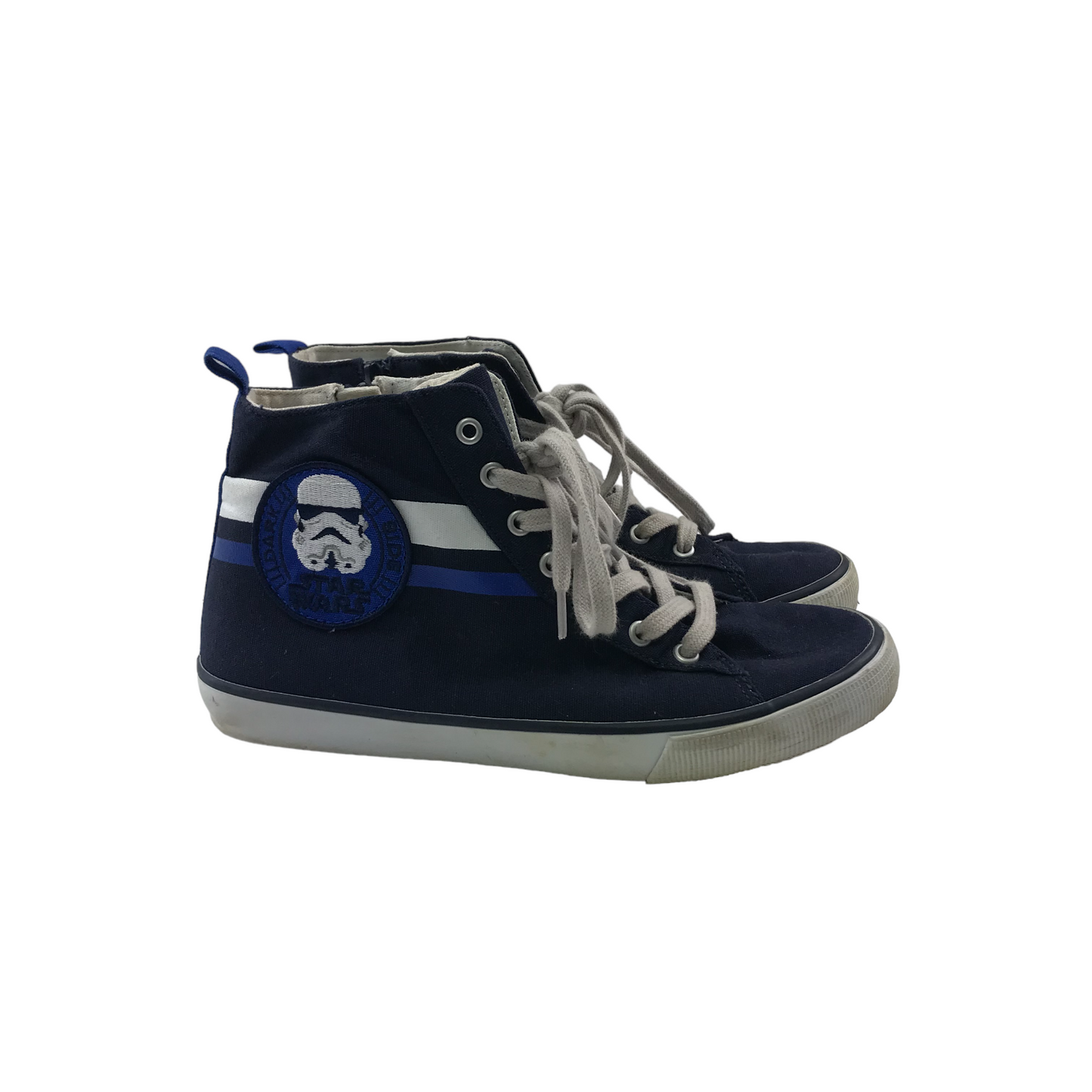 GAP Star Wars Trainers Shoe Size 3 Navy High Tops Trainers